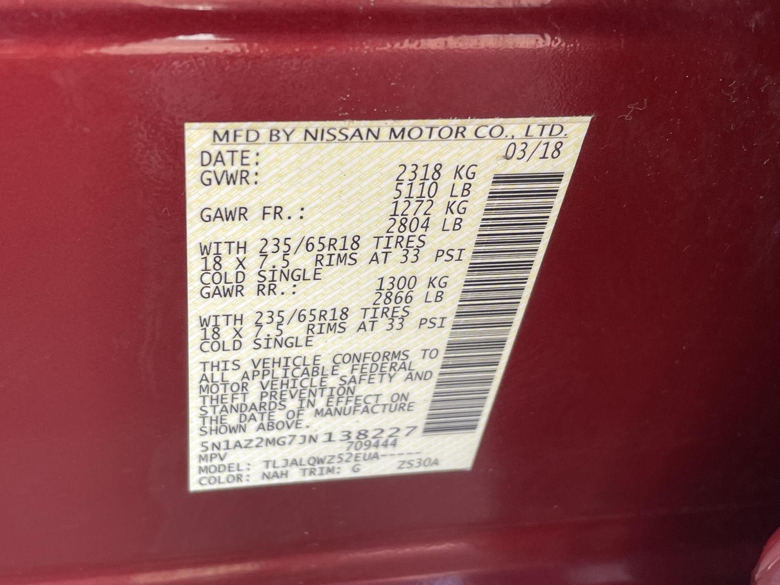 Used 2018 Nissan Murano for sale in Grand Island NE