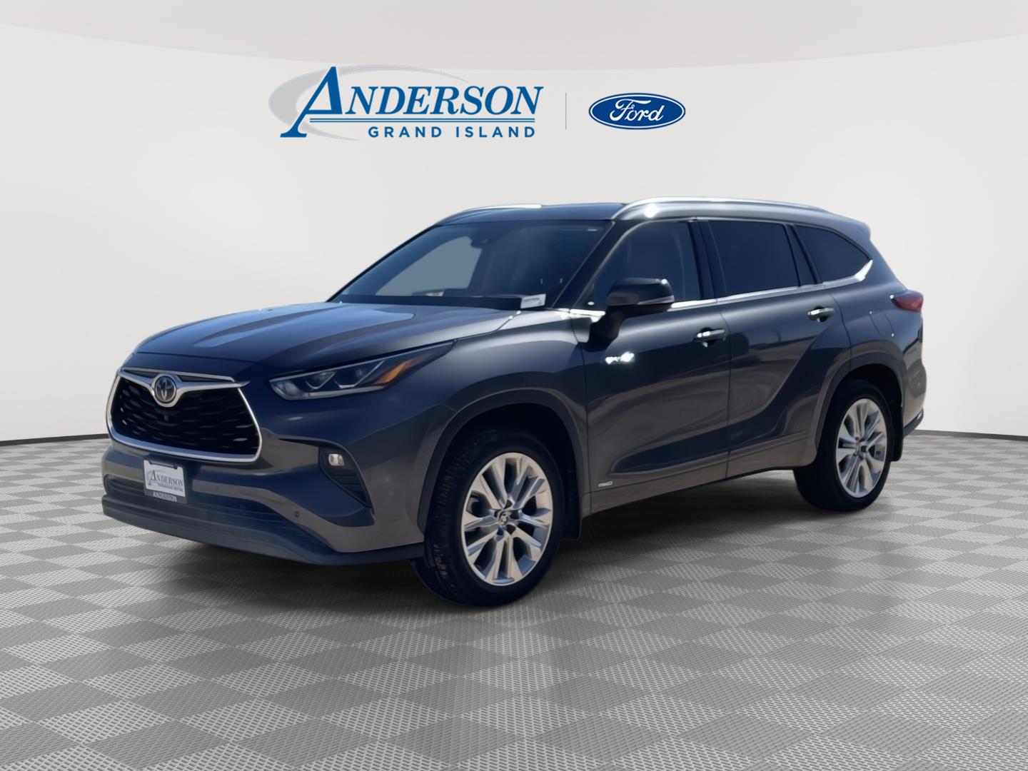 Magnetic Gray Metallic 2021 Toyota Highlander Hybrid Limited AWD SUV / Crossover All-Wheel Drive Continuously Variable Transmission
