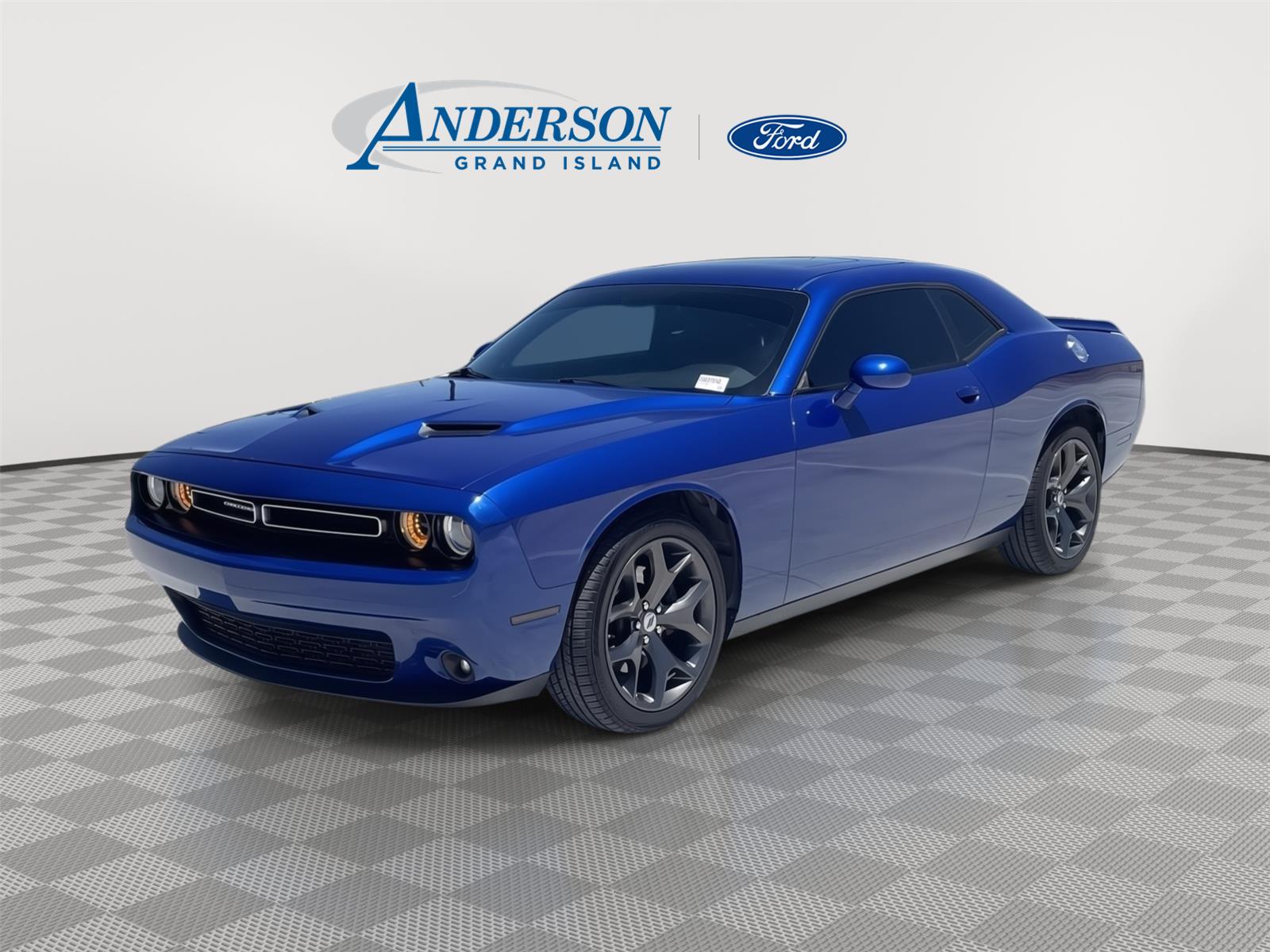 Indigo Blue 2018 Dodge Challenger Coupe Rear-Wheel Drive 8-Speed Automatic