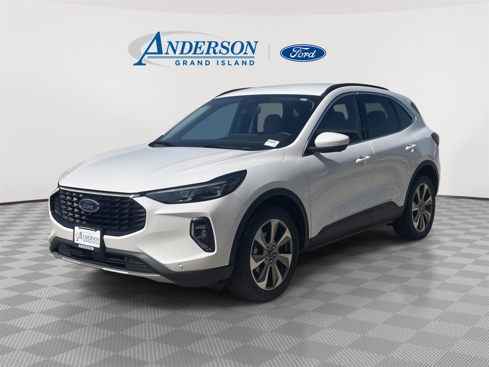 Star White Metallic Tri-Coat 2023 Ford Escape SUV / Crossover All-Wheel Drive Continuously Variable Transmission