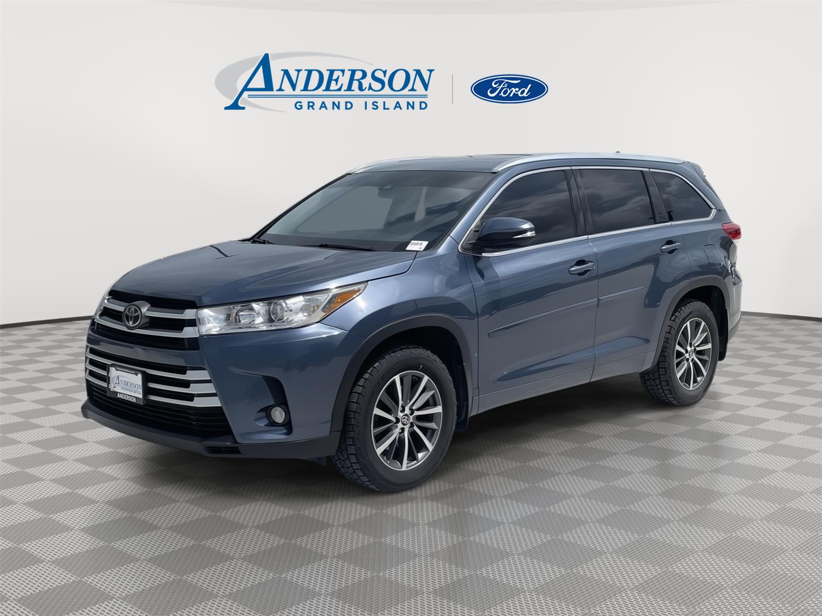Shoreline Blue Pearl 2017 Toyota Highlander SUV / Crossover All-Wheel Drive Automatic