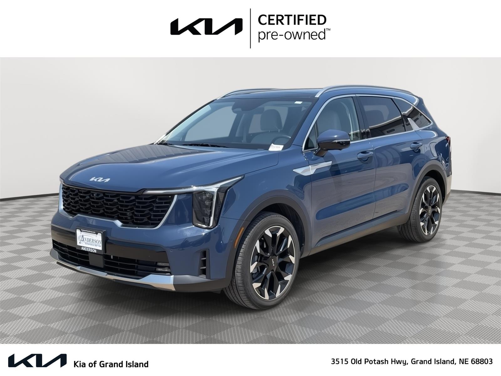Midnight Lake Blue 2025 Kia Sorento SUV / Crossover Front-Wheel Drive Automatic