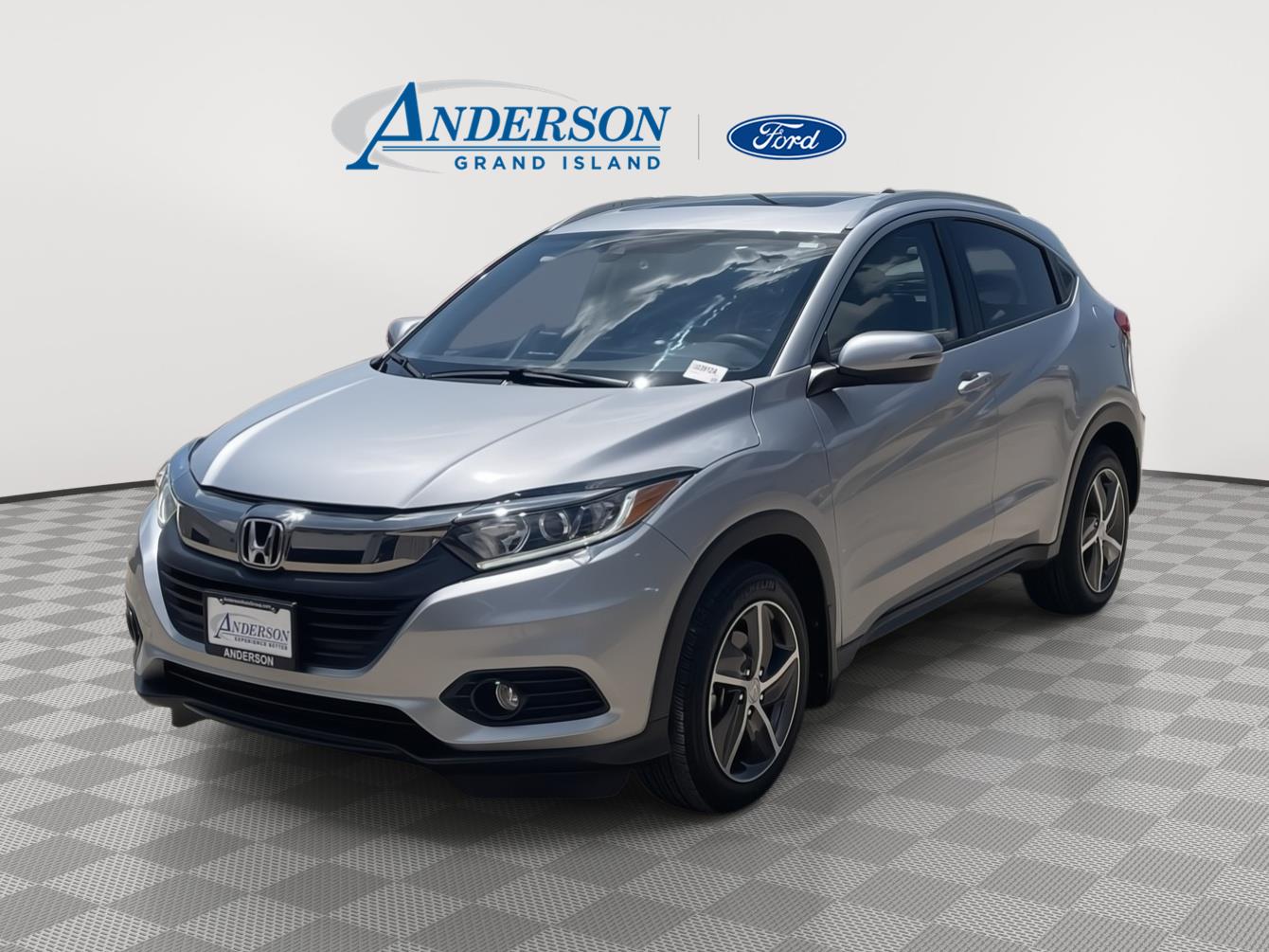 Lunar Silver Metallic 2022 Honda HR-V SUV / Crossover All-Wheel Drive Continuously Variable Transmission