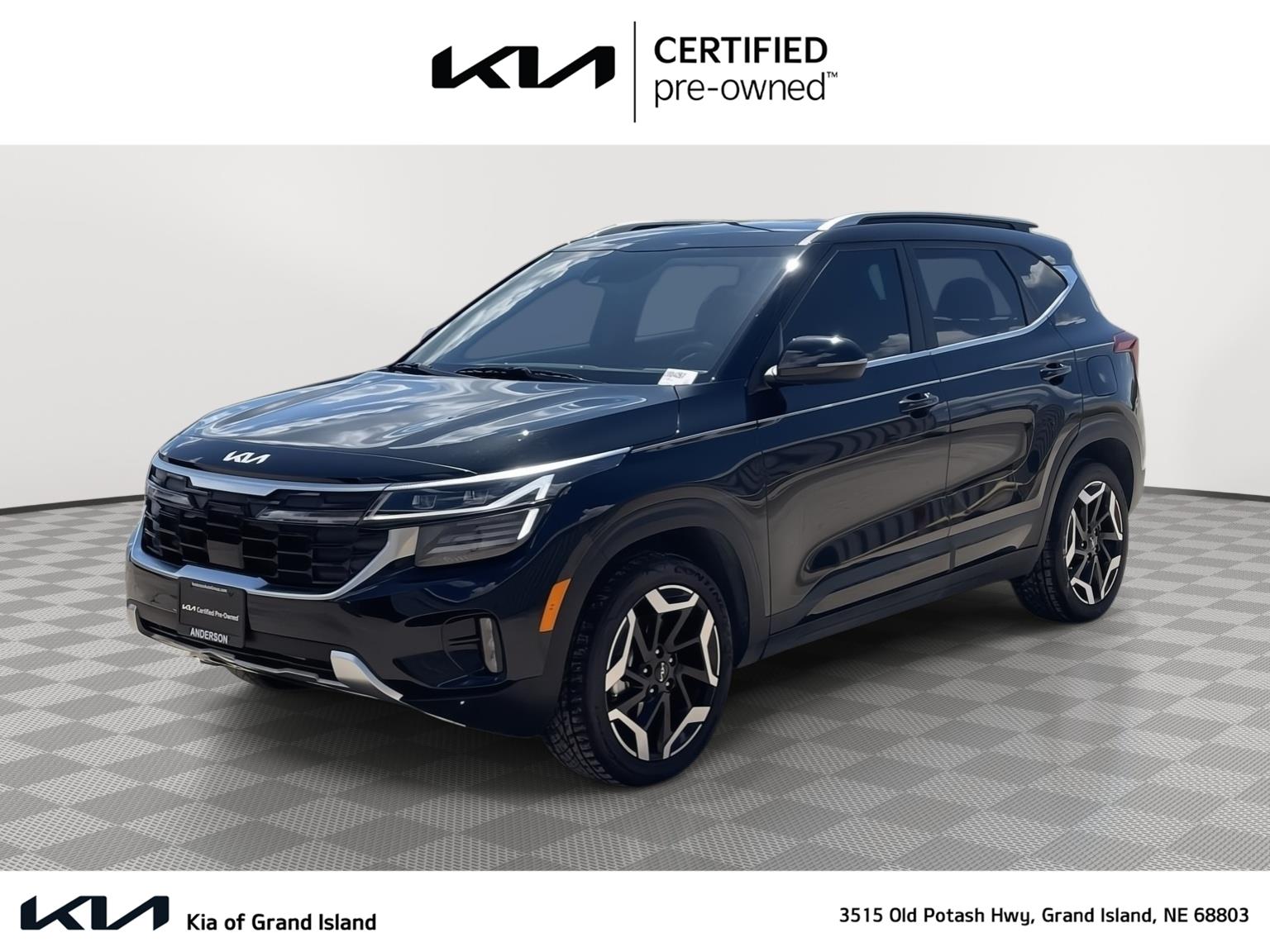 Fusion Black 2024 Kia Seltos SUV / Crossover All-Wheel Drive 8-Speed Automatic