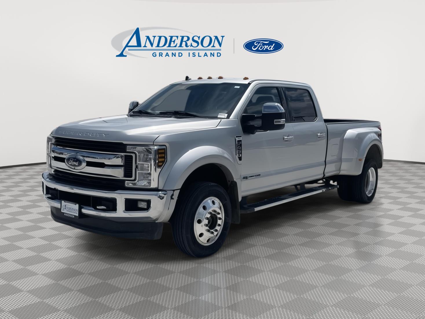 Ingot Silver 2019 Ford F-450 Super Duty Pickup Truck Four-Wheel Drive 6-Speed Automatic