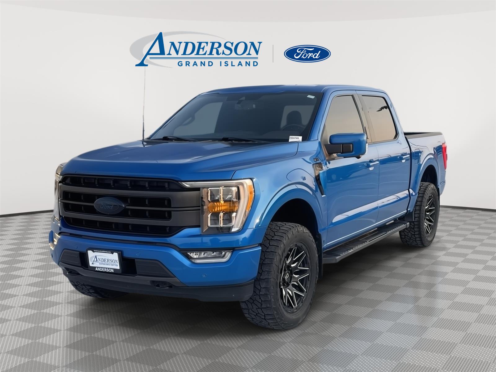 Velocity Blue 2021 Ford F-150 Pickup Truck Four-Wheel Drive Automatic