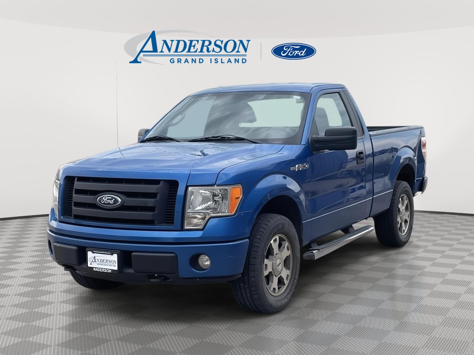 Blue Flame Clearcoat Metallic 2009 Ford F-150 Pickup Truck Four-Wheel Drive 4-Speed Automatic Overdrive
