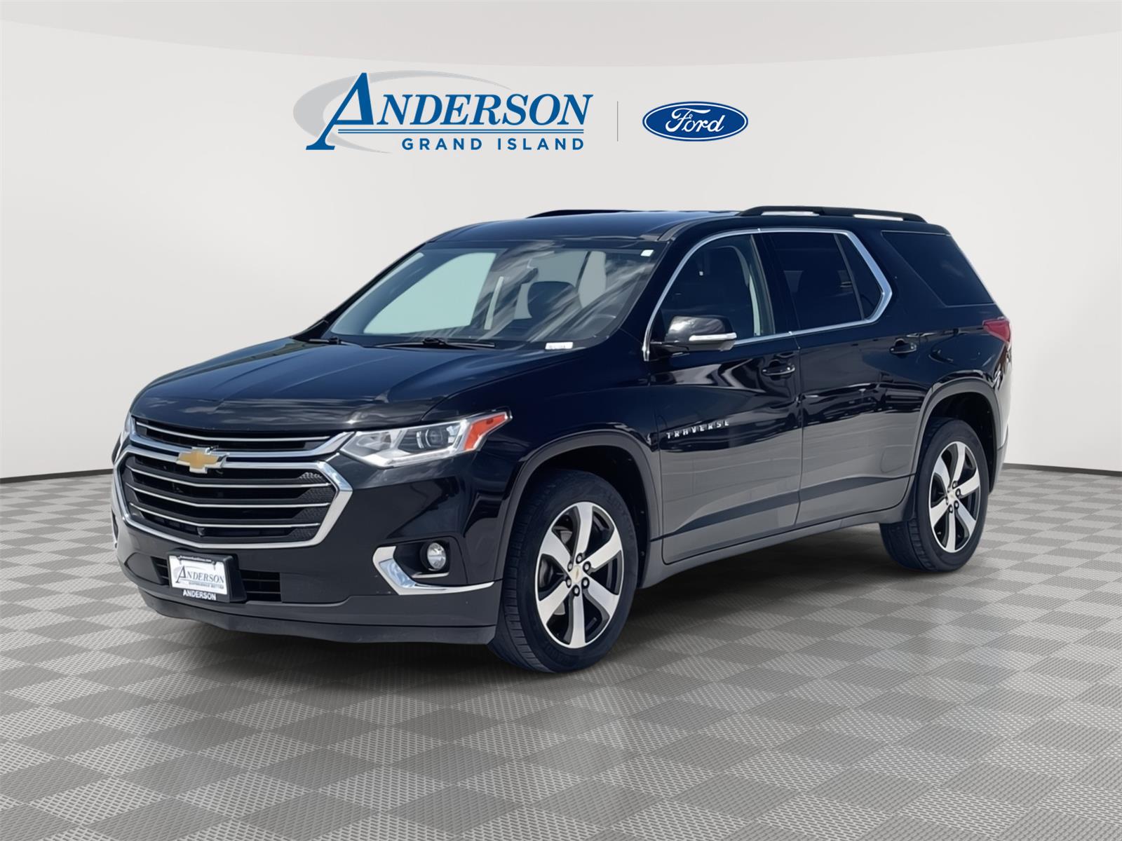 Mosaic Black Metallic 2020 Chevrolet Traverse SUV / Crossover Four-Wheel Drive 9-Speed Automatic