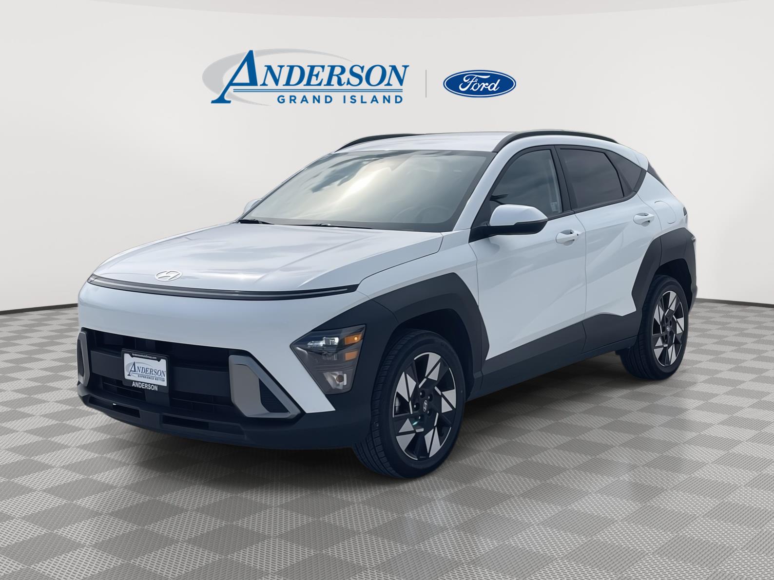 Atlas White 2024 Hyundai Kona SUV / Crossover All-Wheel Drive Continuously Variable Transmission