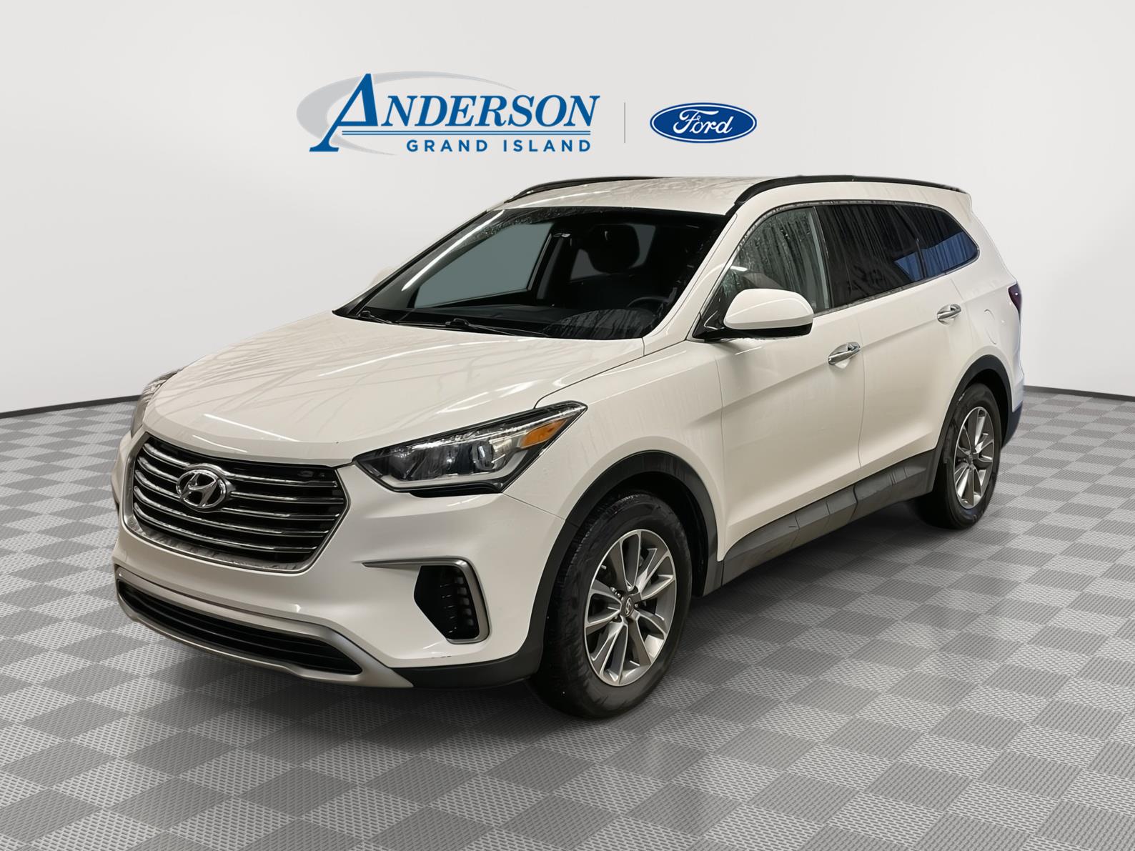 Monaco White 2017 Hyundai Santa Fe SUV / Crossover All-Wheel Drive Automatic