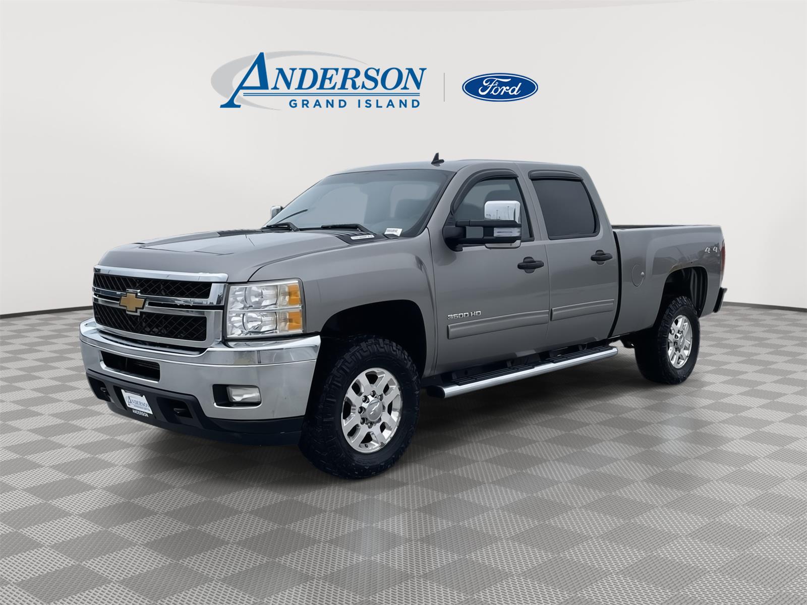 Graystone Metallic 2012 Chevrolet Silverado 3500HD Pickup Truck Four-Wheel Drive 6-Speed Automatic