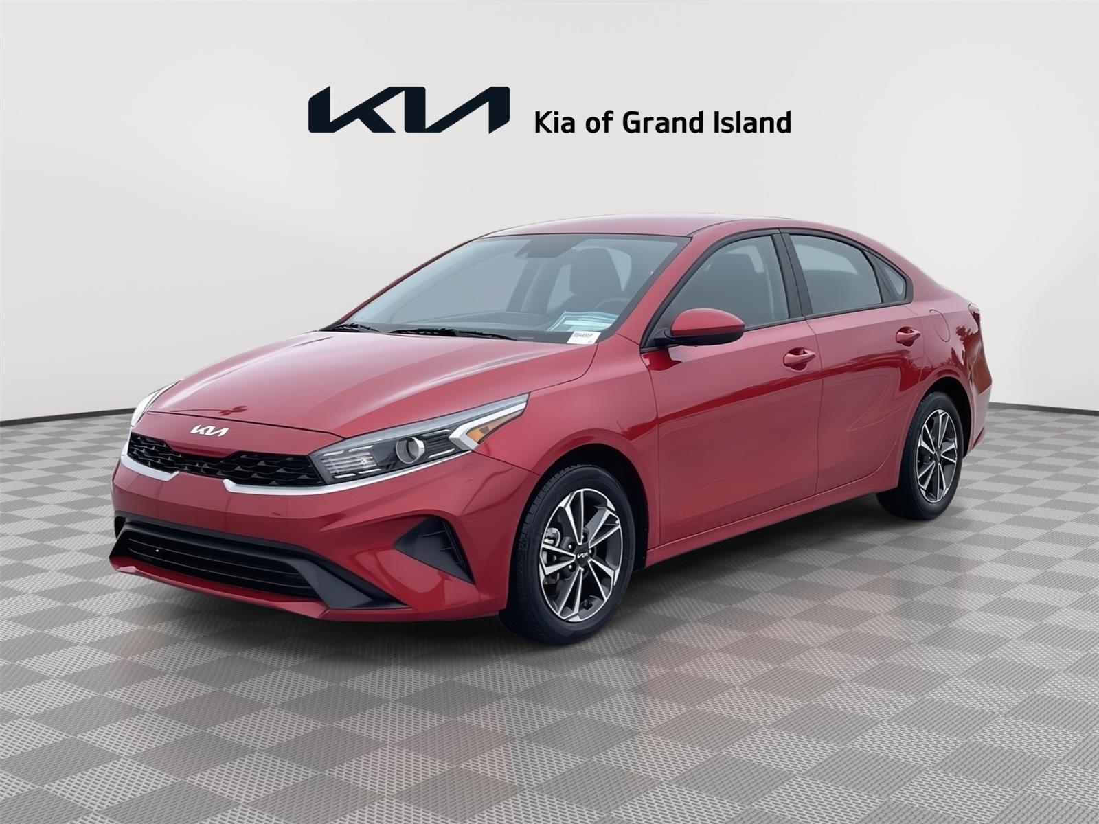 Currant Red 2024 Kia Forte Sedan Front-Wheel Drive Continuously Variable Transmission