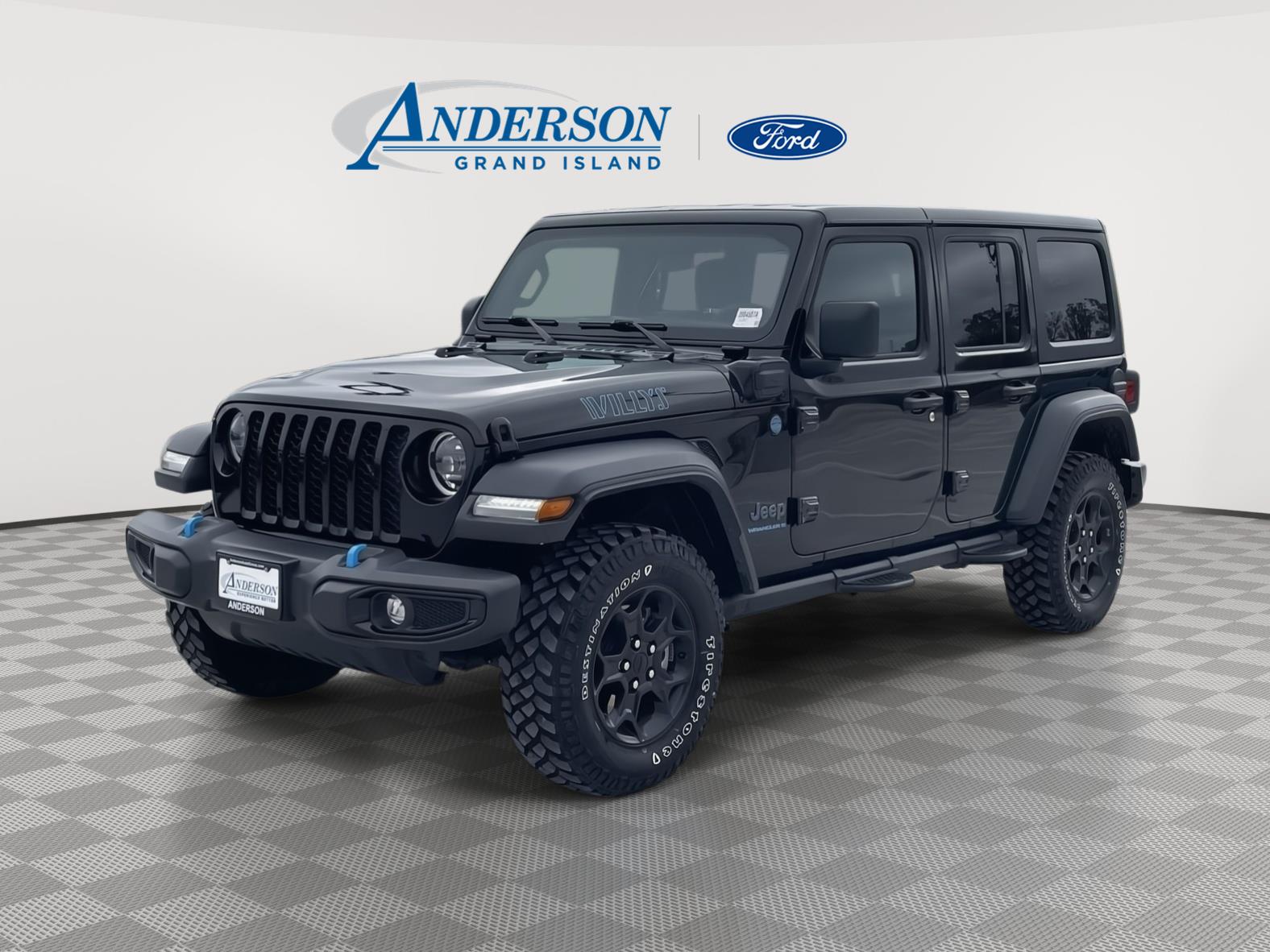 Black Clearcoat 2023 Jeep Wrangler 4xe SUV / Crossover Four-Wheel Drive 8-Speed Automatic