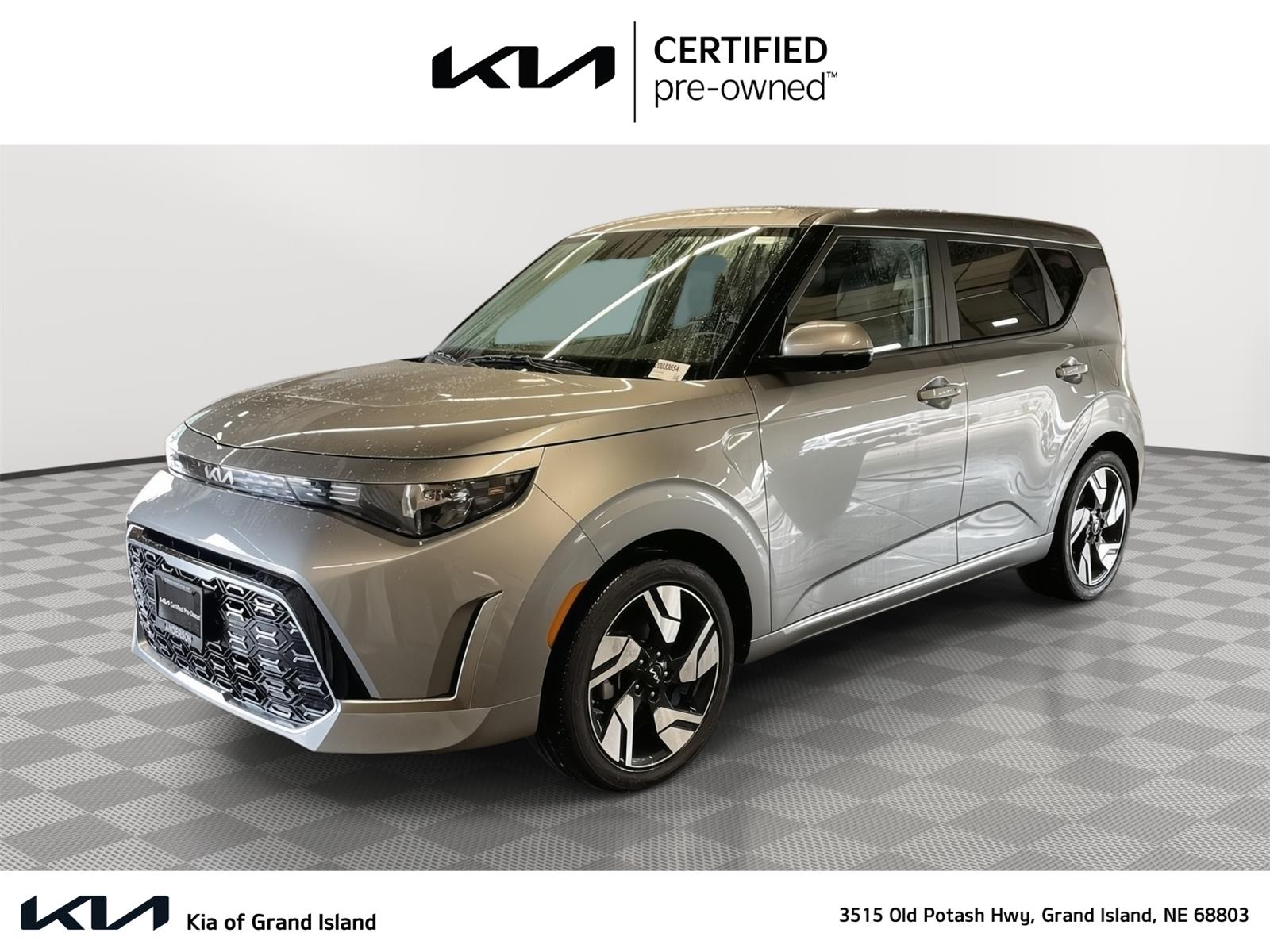 Steel Gray 2025 Kia Soul SUV / Crossover Front-Wheel Drive Continuously Variable Transmission