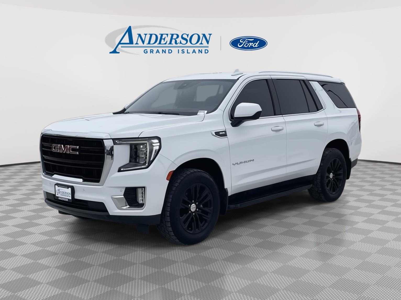 Summit White 2021 GMC Yukon SUV / Crossover Four-Wheel Drive Automatic