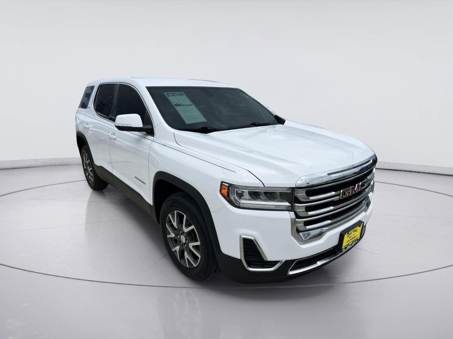 Summit White 2021 GMC Acadia SUV / Crossover Front-Wheel Drive 9-Speed Automatic