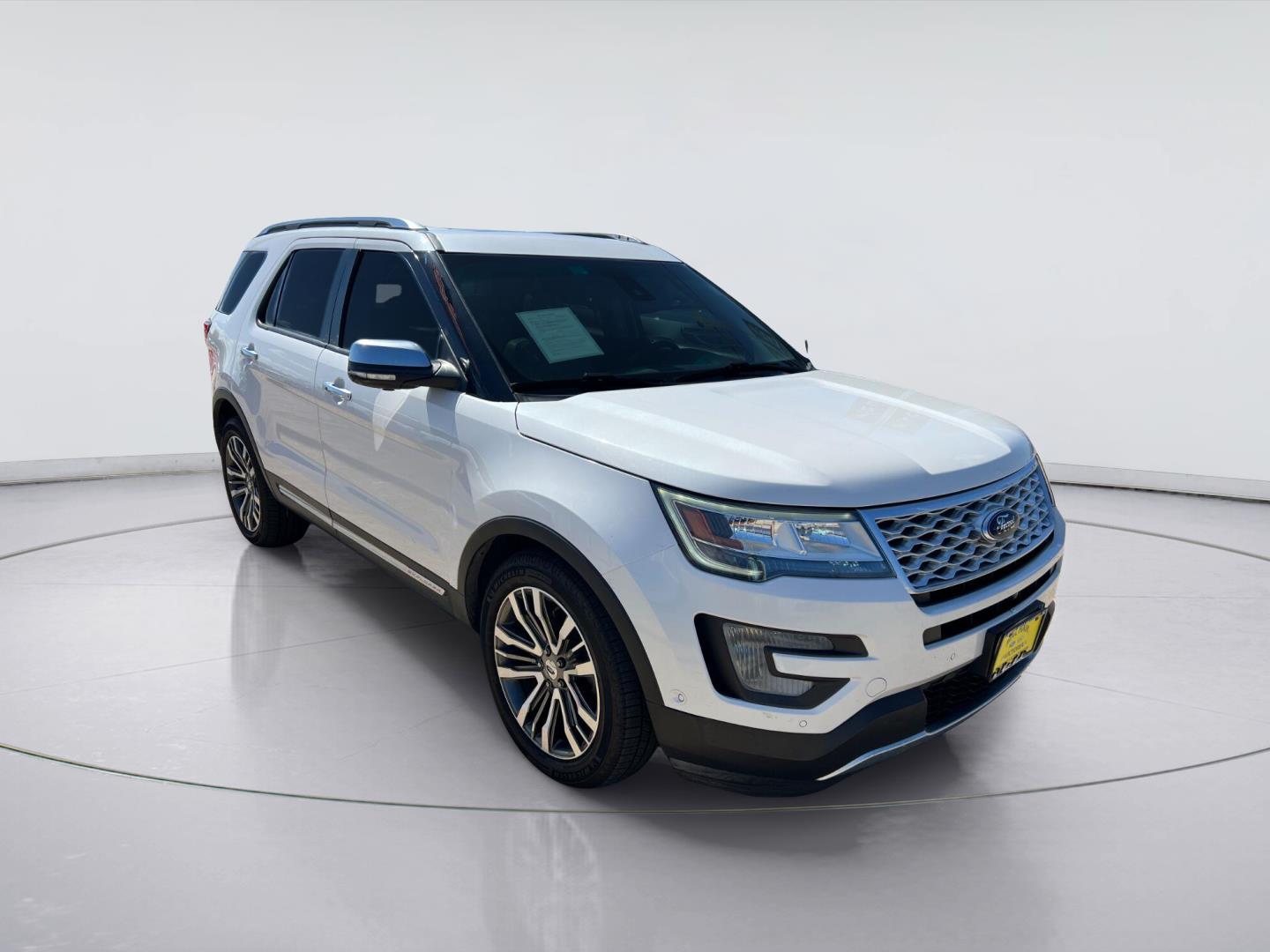 White Platinum Metallic Tri-Coat 2016 Ford Explorer SUV / Crossover All-Wheel Drive 6-Speed Automatic