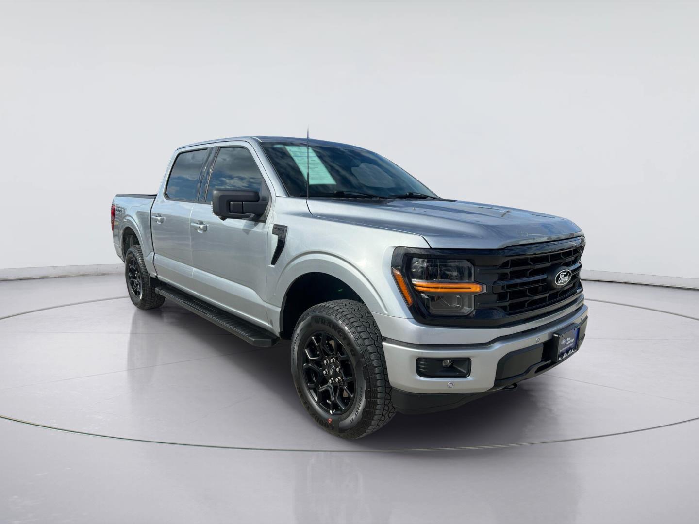 Iconic Silver 2025 Ford F-150 Pickup Truck Four-Wheel Drive Automatic