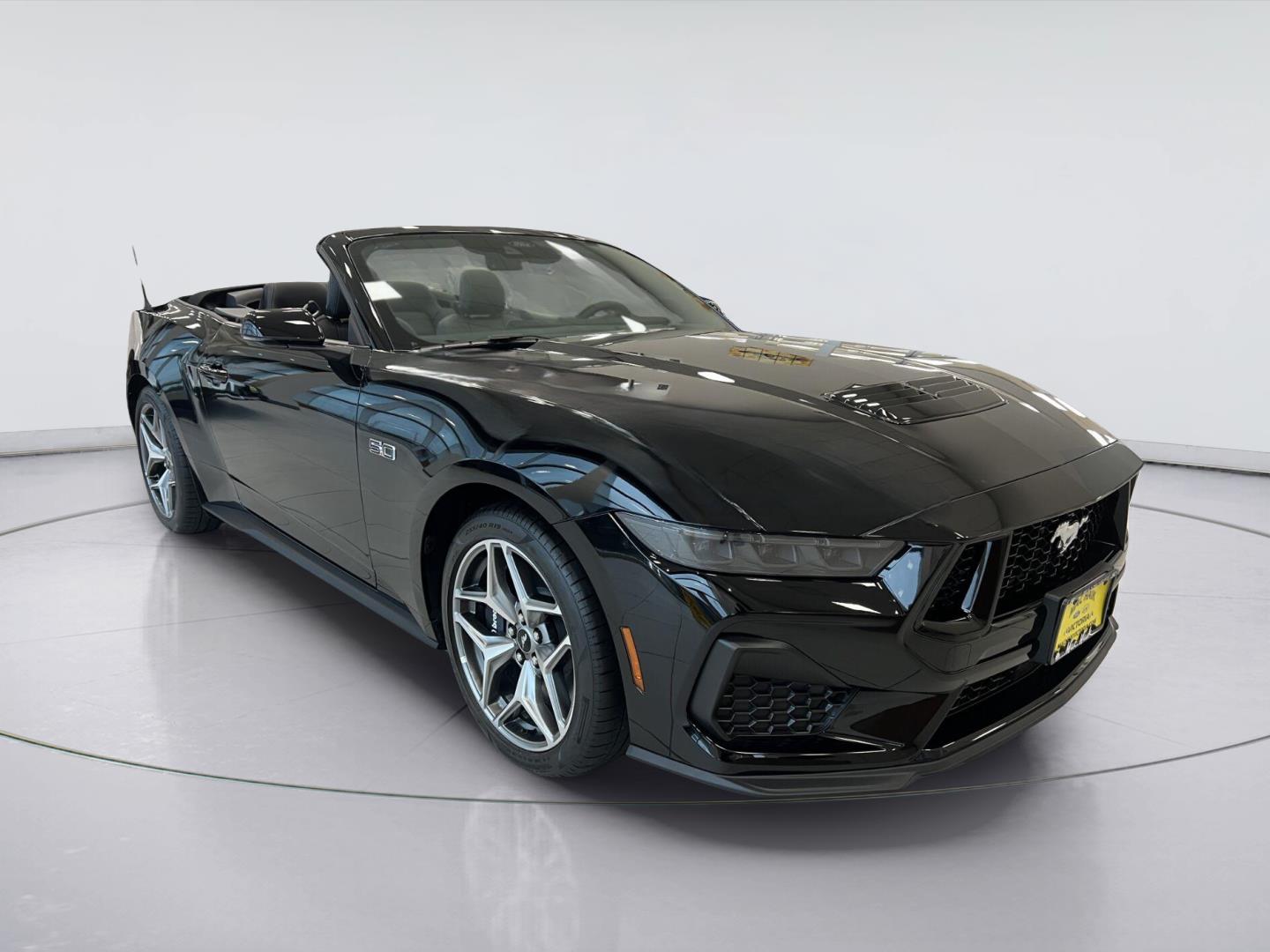 Shadow Black 2026 Ford Mustang Convertible Rear-Wheel Drive 6-Speed Manual