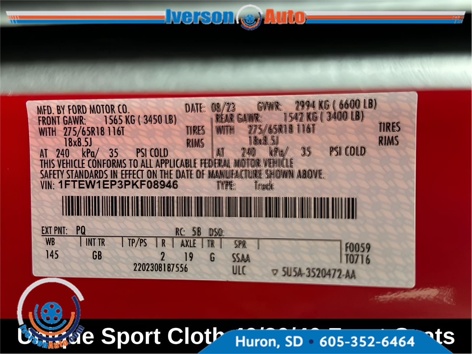 Used 2023 Race Red Ford XL image 14