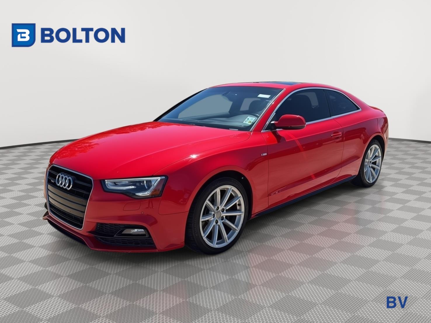 Red 2017 Audi A5 2.0T quattro Sport Coupe AWD Coupe All-Wheel Drive 8-Speed Automatic
