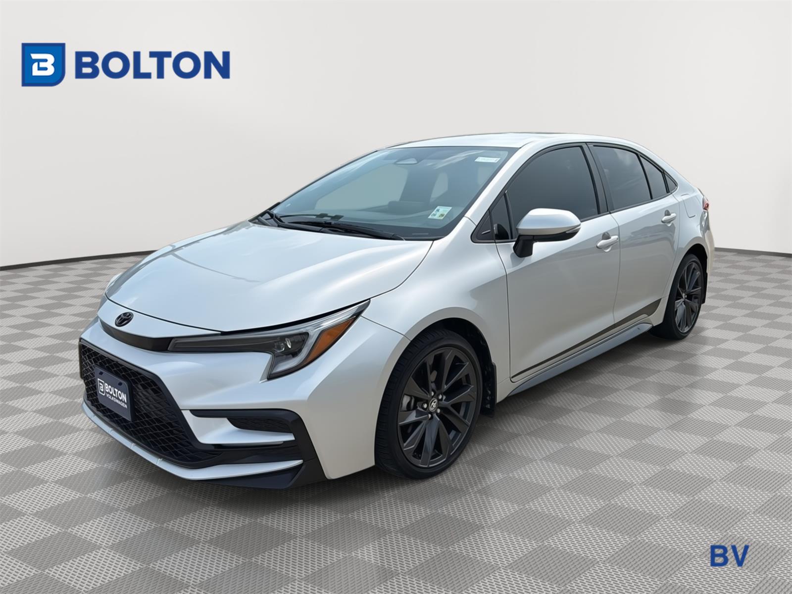 Classic Silver Metallic 2024 Toyota Corolla SE FWD Sedan Front-Wheel Drive Continuously Variable Transmission