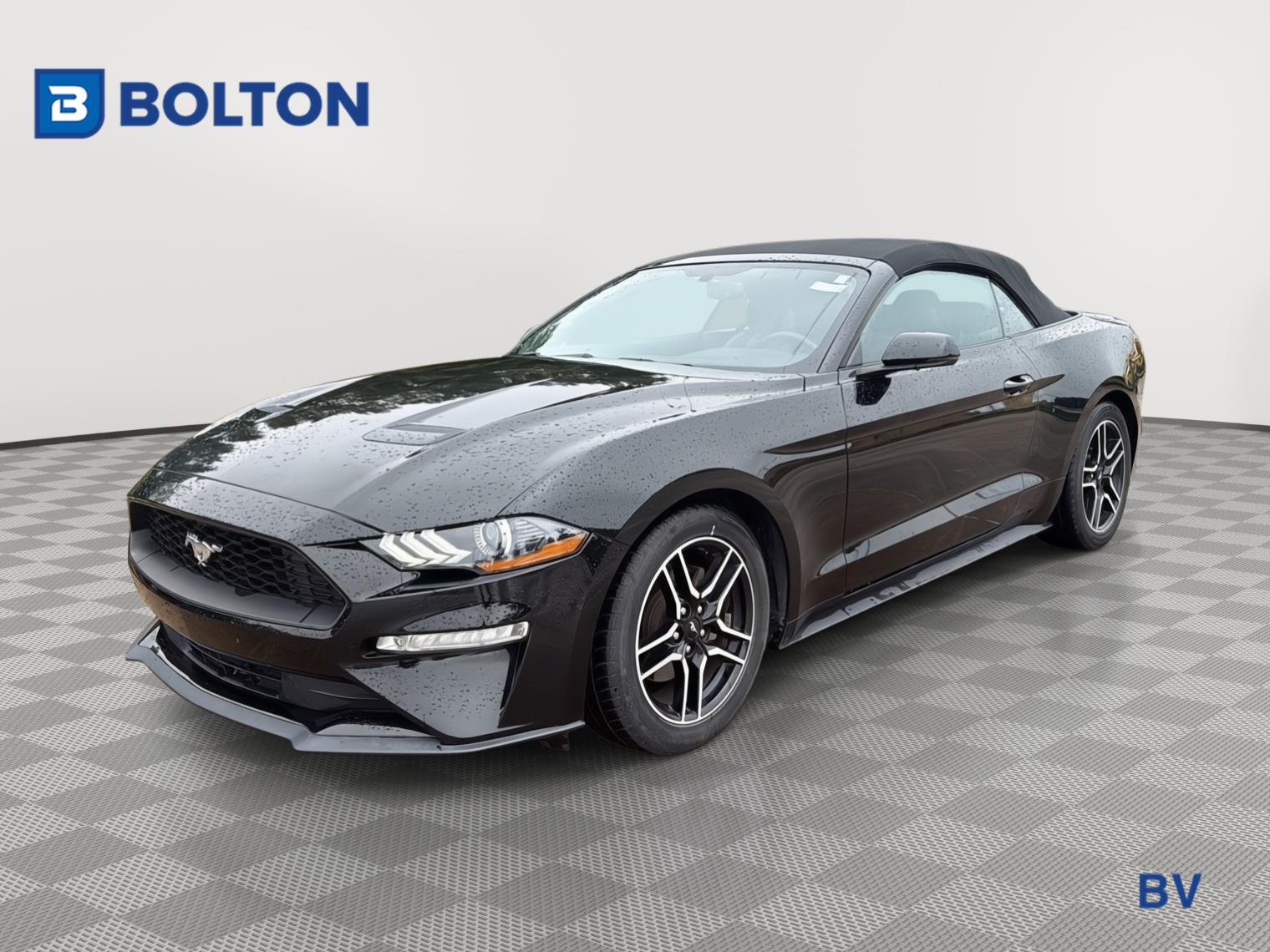 Shadow Black 2020 Ford Mustang EcoBoost Premium Convertible RWD Convertible Rear-Wheel Drive 6-Speed Manual
