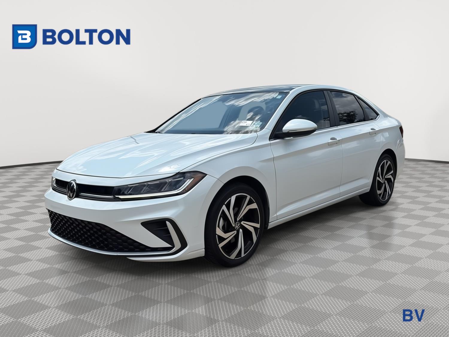 Opal White Pearl 2025 Volkswagen Jetta Sedan Front-Wheel Drive Automatic