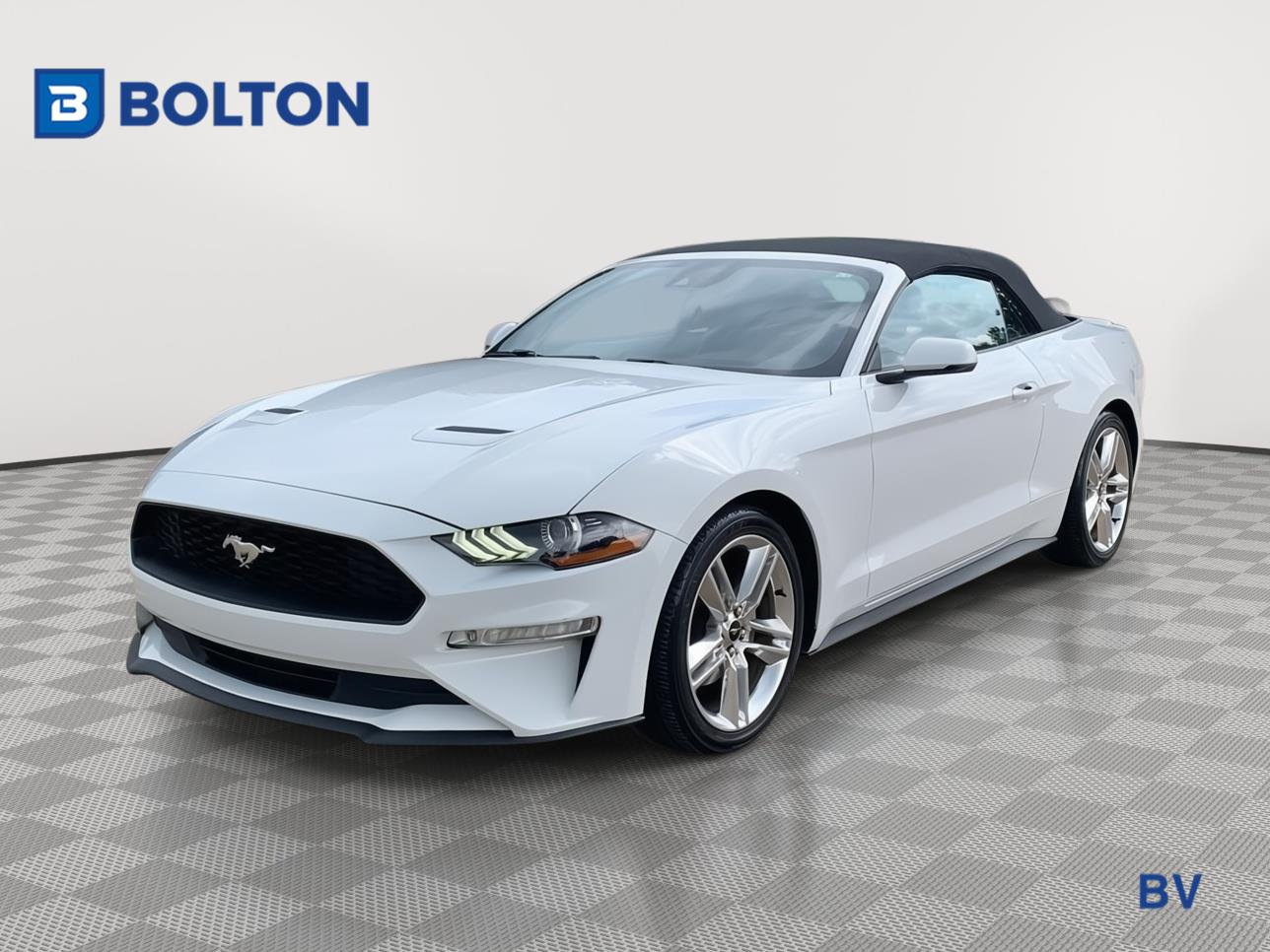 Oxford White 2020 Ford Mustang Convertible Rear-Wheel Drive 10-Speed Automatic