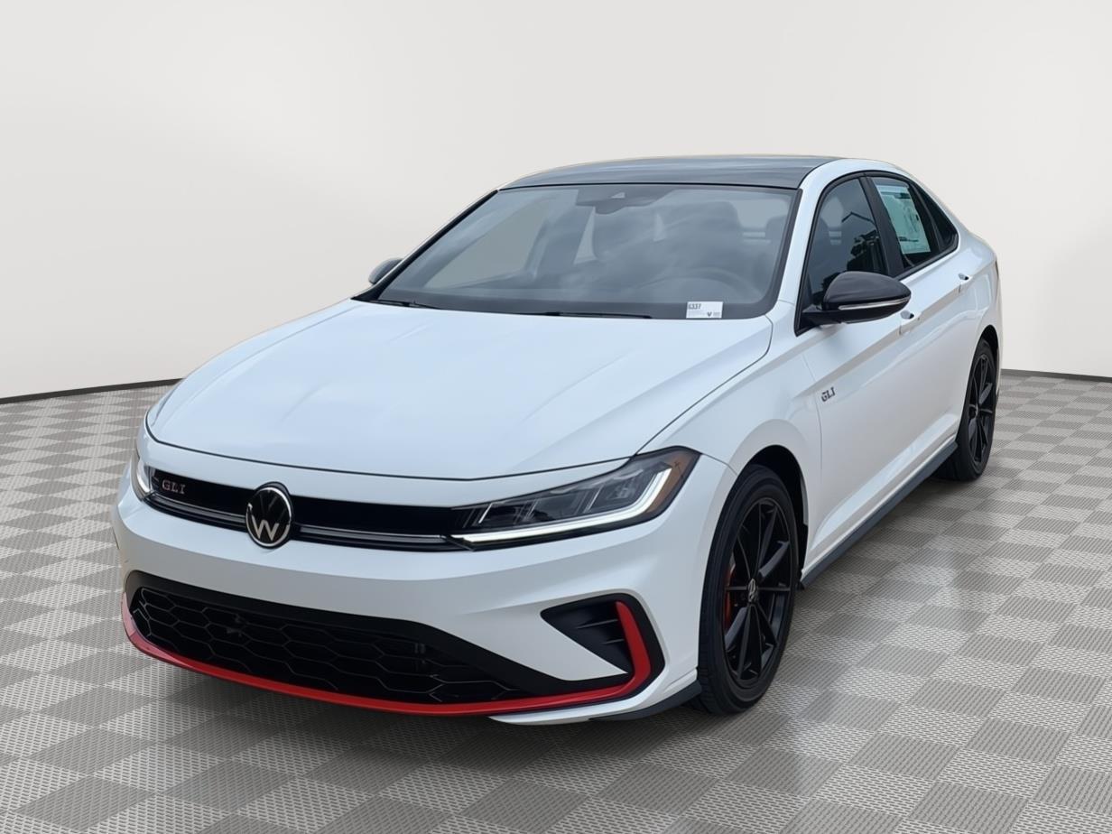 Pure White w/Deep Black Roof 2027 Volkswagen Jetta GLI Sedan Front-Wheel Drive Automatic