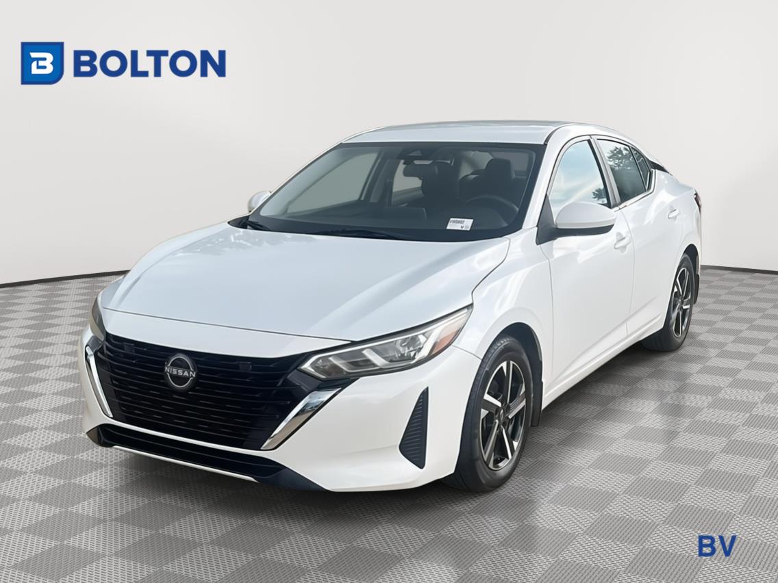 Aspen White Tricoat 2024 Nissan Sentra Sedan Front-Wheel Drive Continuously Variable Transmission
