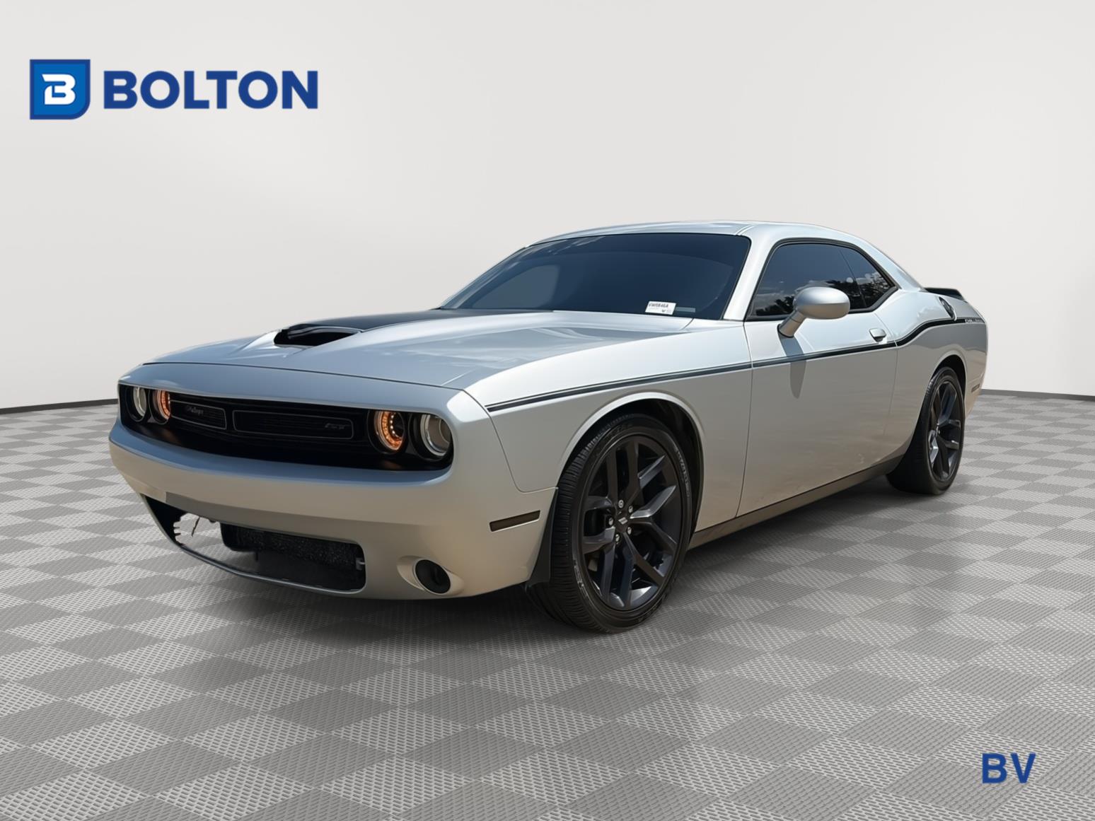 Silver 2021 Dodge Challenger Coupe Rear-Wheel Drive 