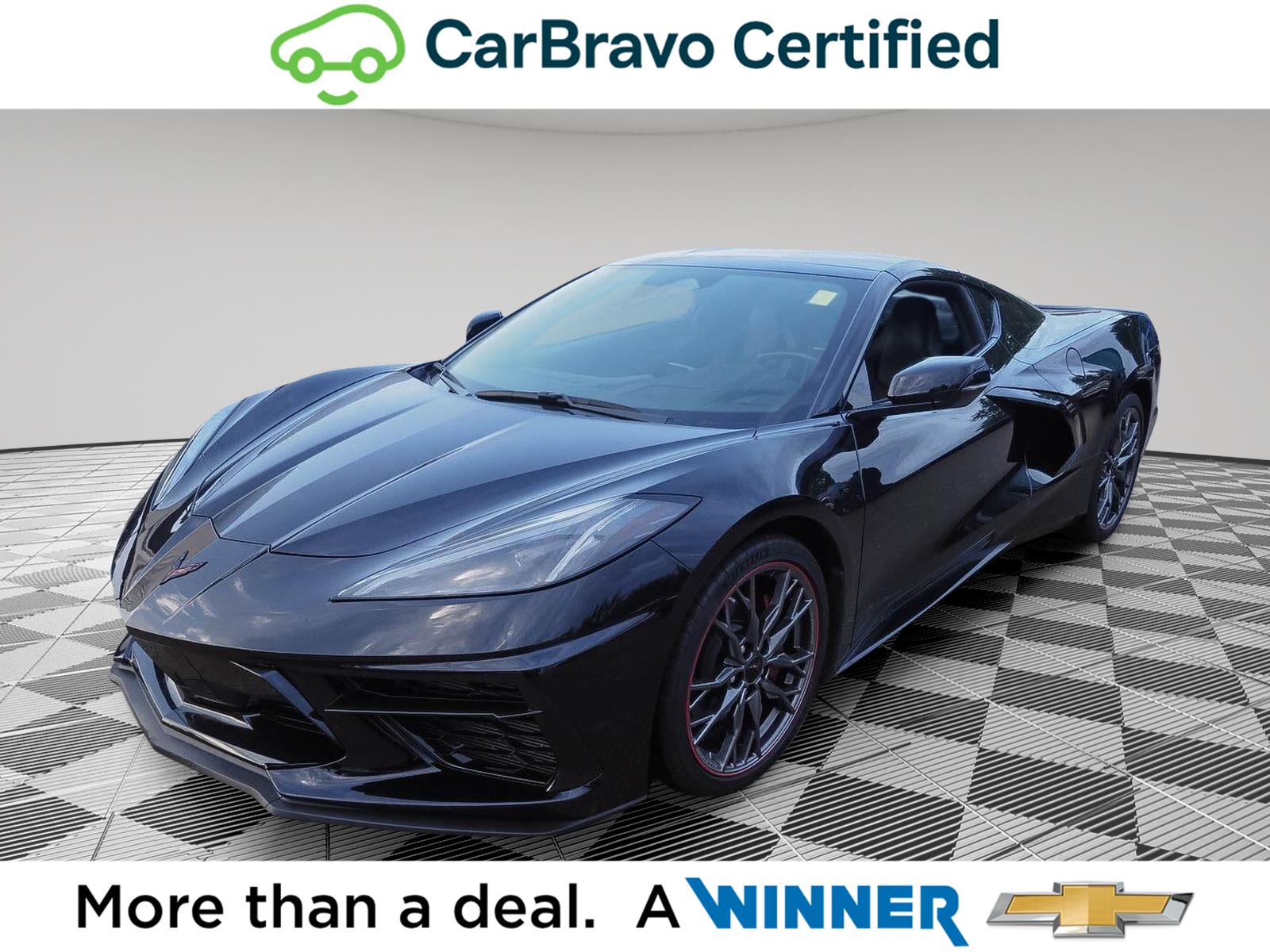 Black 2024 Chevrolet Corvette Coupe Rear-Wheel Drive 8-Speed Dual Clutch
