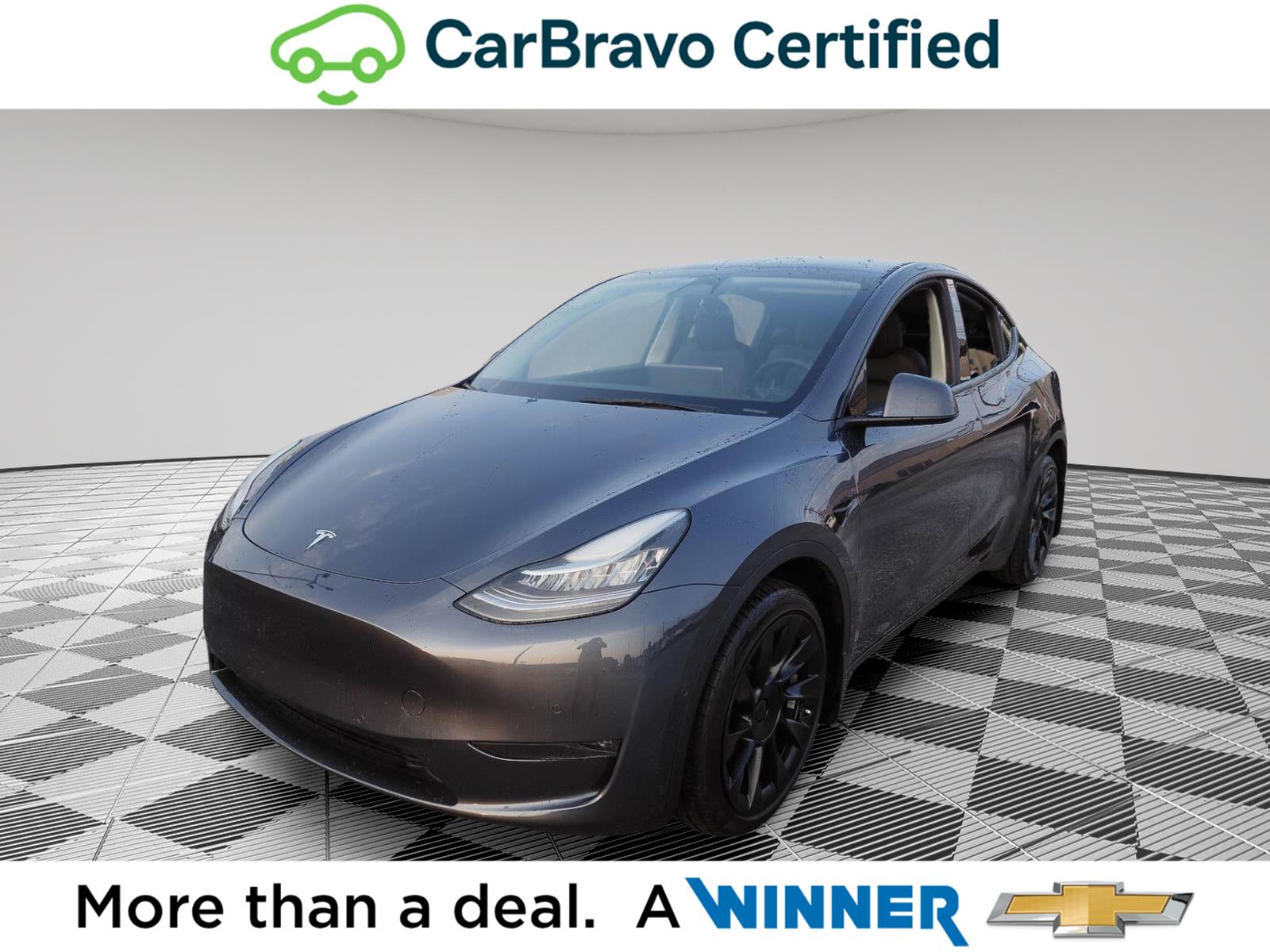 Midnight Silver Metallic 2022 Tesla Model Y SUV / Crossover All-Wheel Drive Automatic