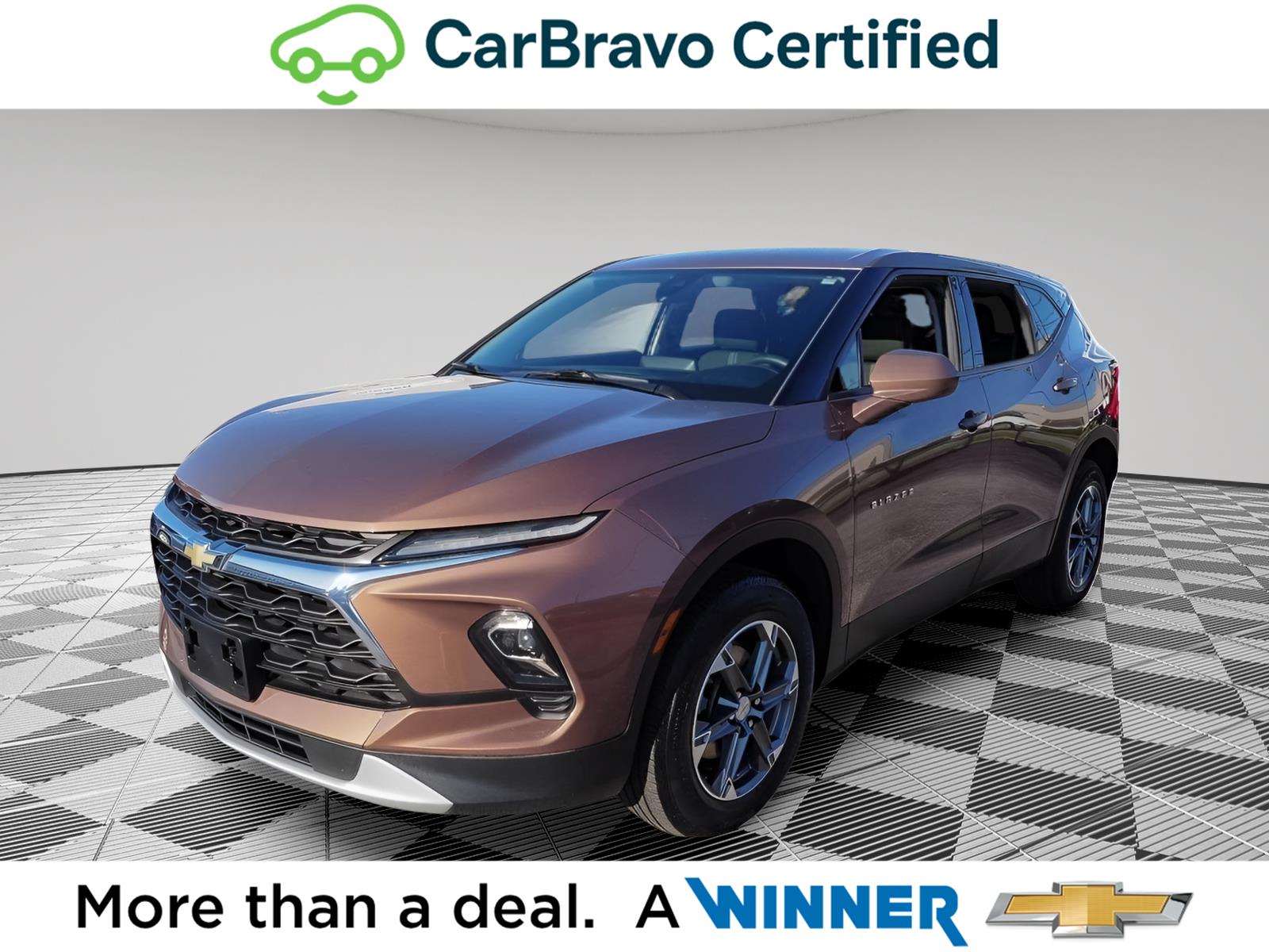 Red (Copper Bronze Metallic) 2023 Chevrolet Blazer SUV / Crossover All-Wheel Drive 9-Speed Automatic