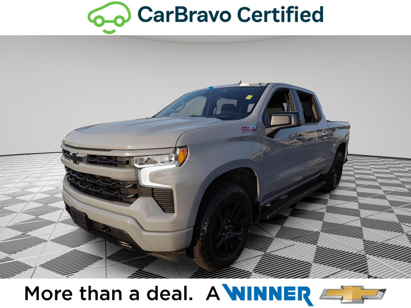 Slate Gray Metallic 2024 Chevrolet Silverado 1500 Pickup Truck Four-Wheel Drive Automatic