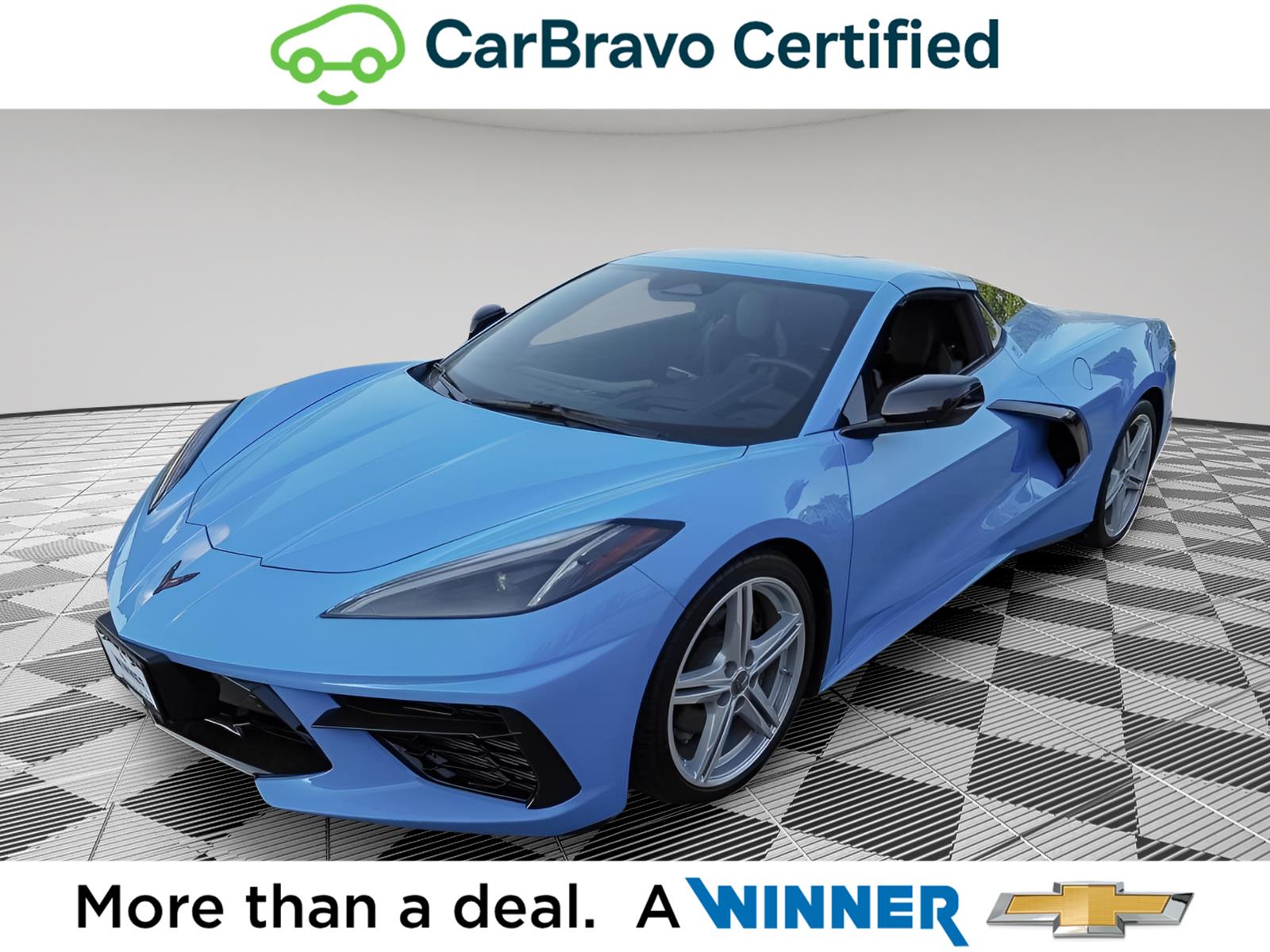 Rapid Blue 2024 Chevrolet Corvette Convertible Rear-Wheel Drive 8-Speed Dual Clutch