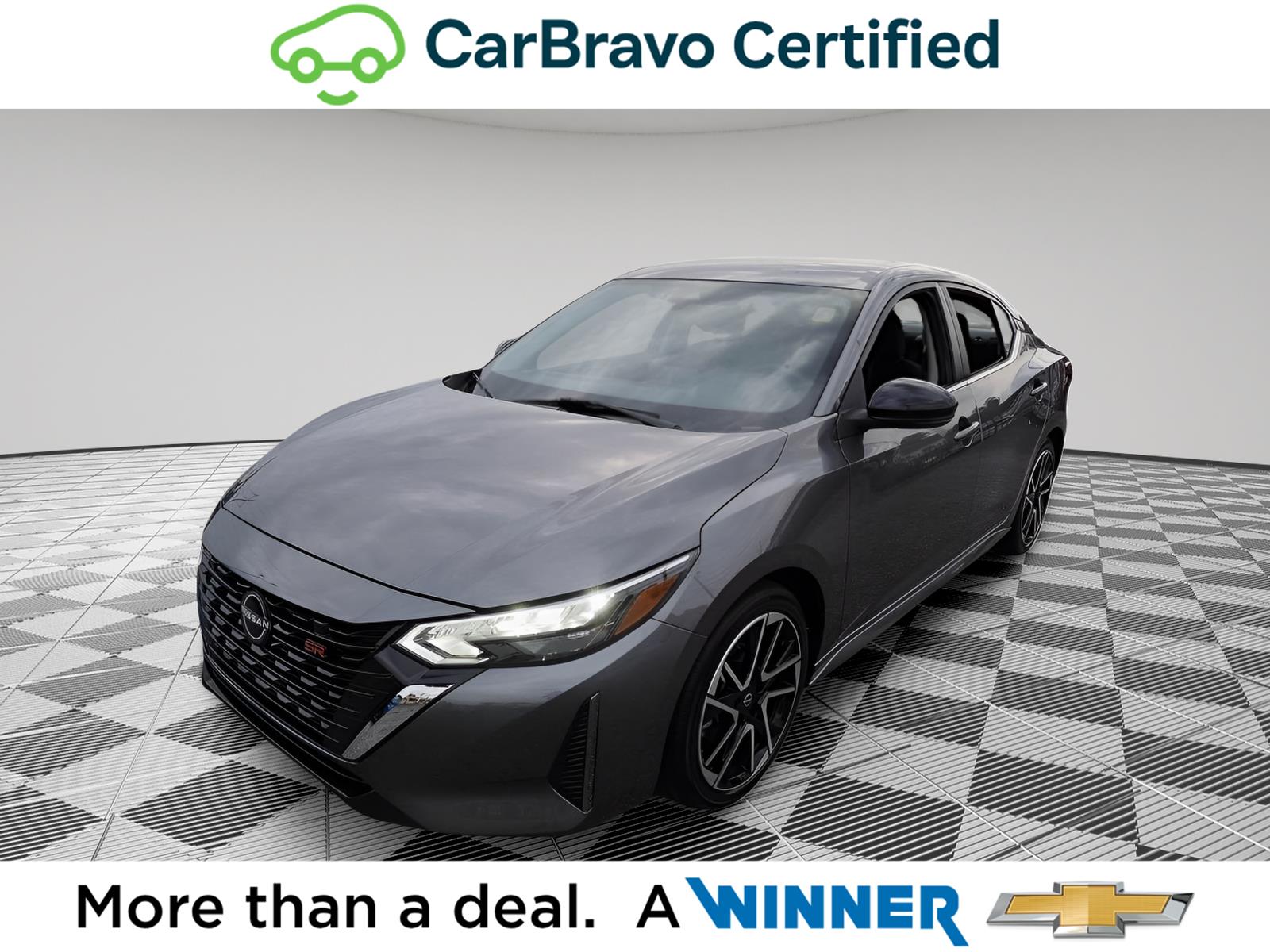 Gray (Gun Metallic) 2025 Nissan Sentra Sedan Front-Wheel Drive Continuously Variable Transmission