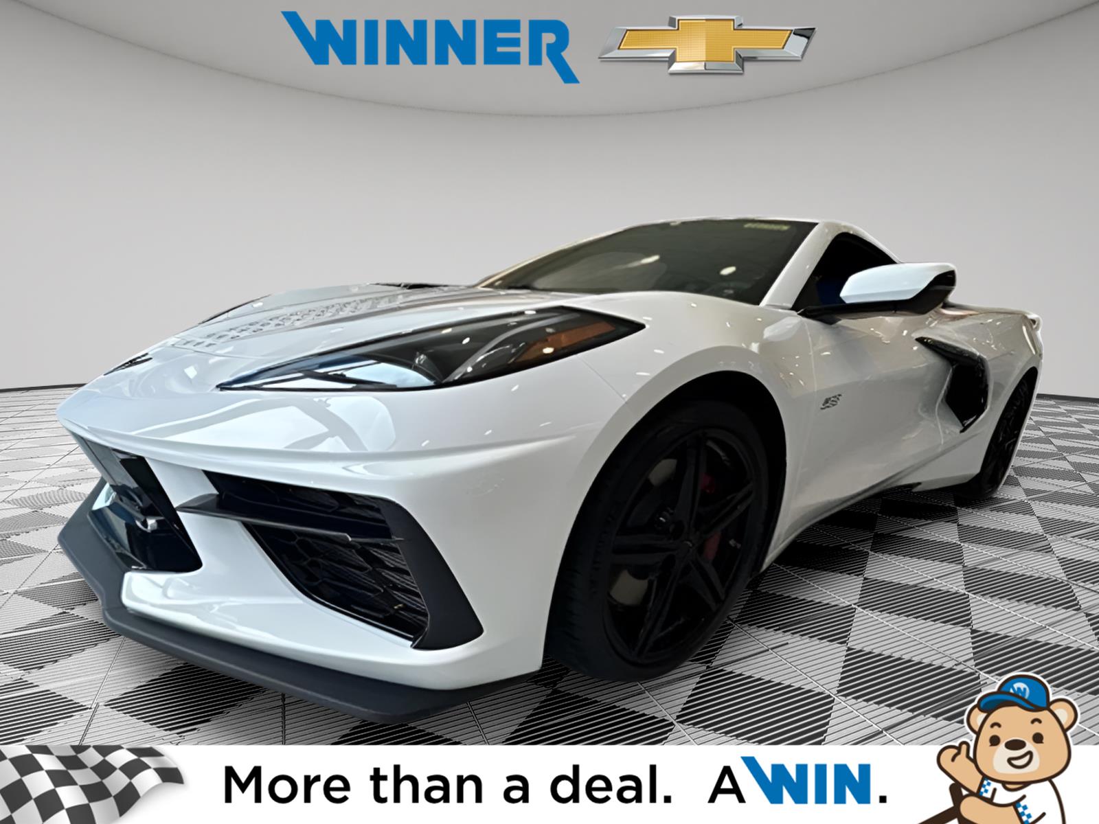 Arctic White 2026 Chevrolet Corvette Coupe Rear-Wheel Drive 8-Speed Dual Clutch