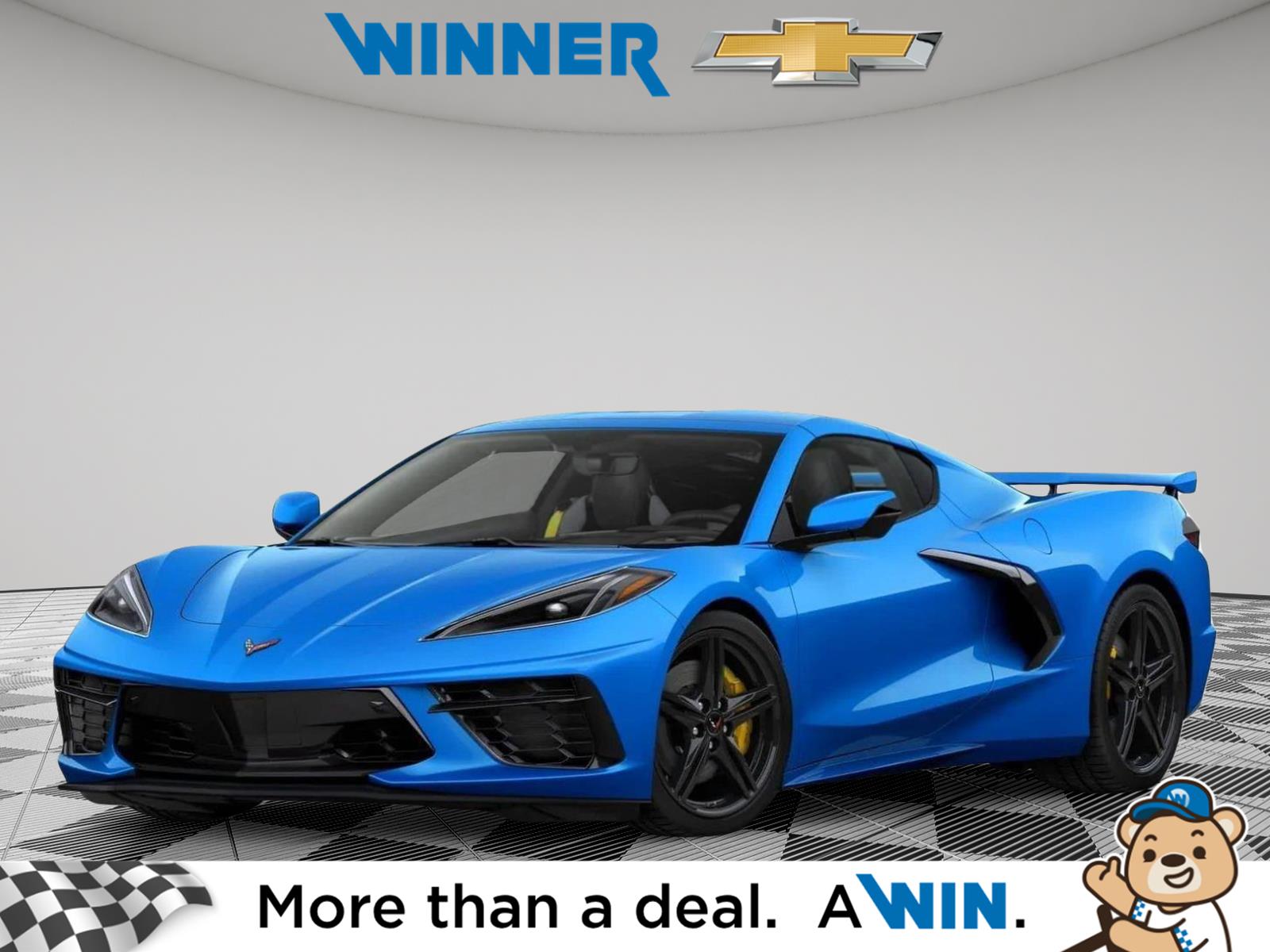 Riptide Blue Metallic 2026 Chevrolet Corvette Coupe Rear-Wheel Drive 8-Speed Dual Clutch