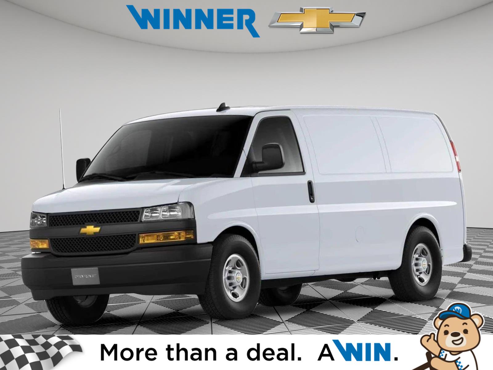 Summit White 2026 Chevrolet Express Cargo Van Rear-Wheel Drive 8-Speed Automatic