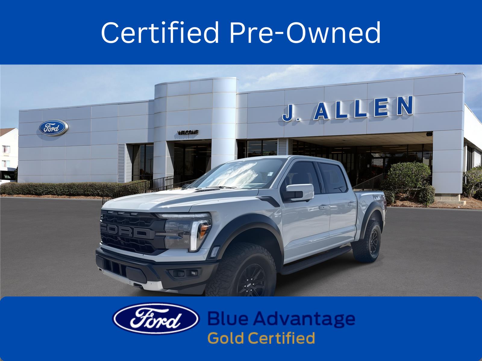 Avalanche Gray 2024 Ford F-150 Pickup Truck Four-Wheel Drive Automatic