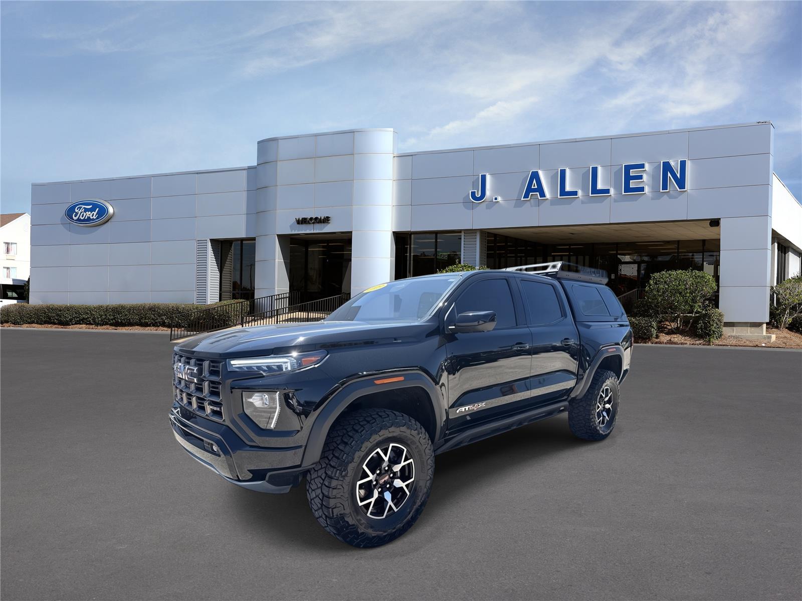 Onyx Black 2023 GMC Canyon Pickup Truck Four-Wheel Drive 8-Speed Automatic
