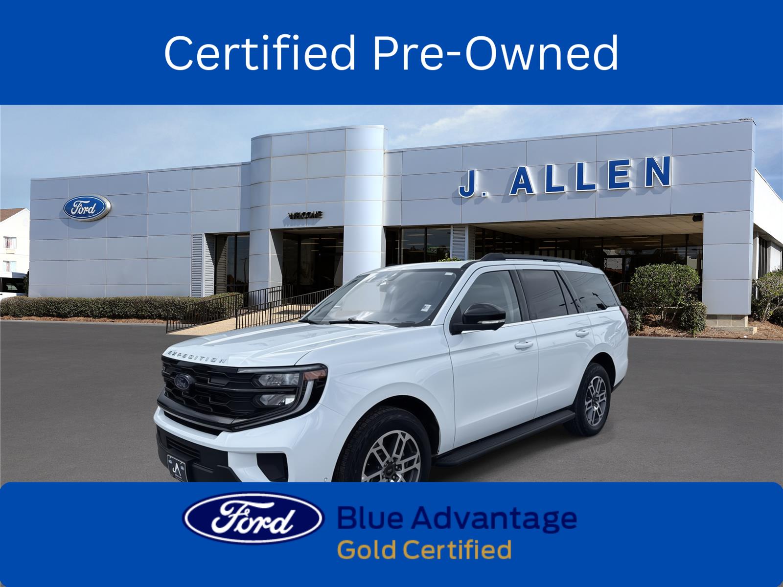 Oxford White 2025 Ford Expedition SUV / Crossover Four-Wheel Drive Automatic