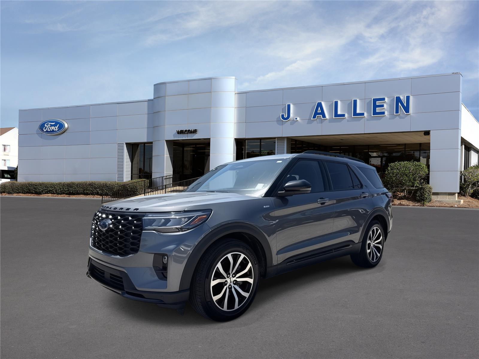 Carbonized Gray 2025 Ford Explorer SUV / Crossover Rear-Wheel Drive Automatic