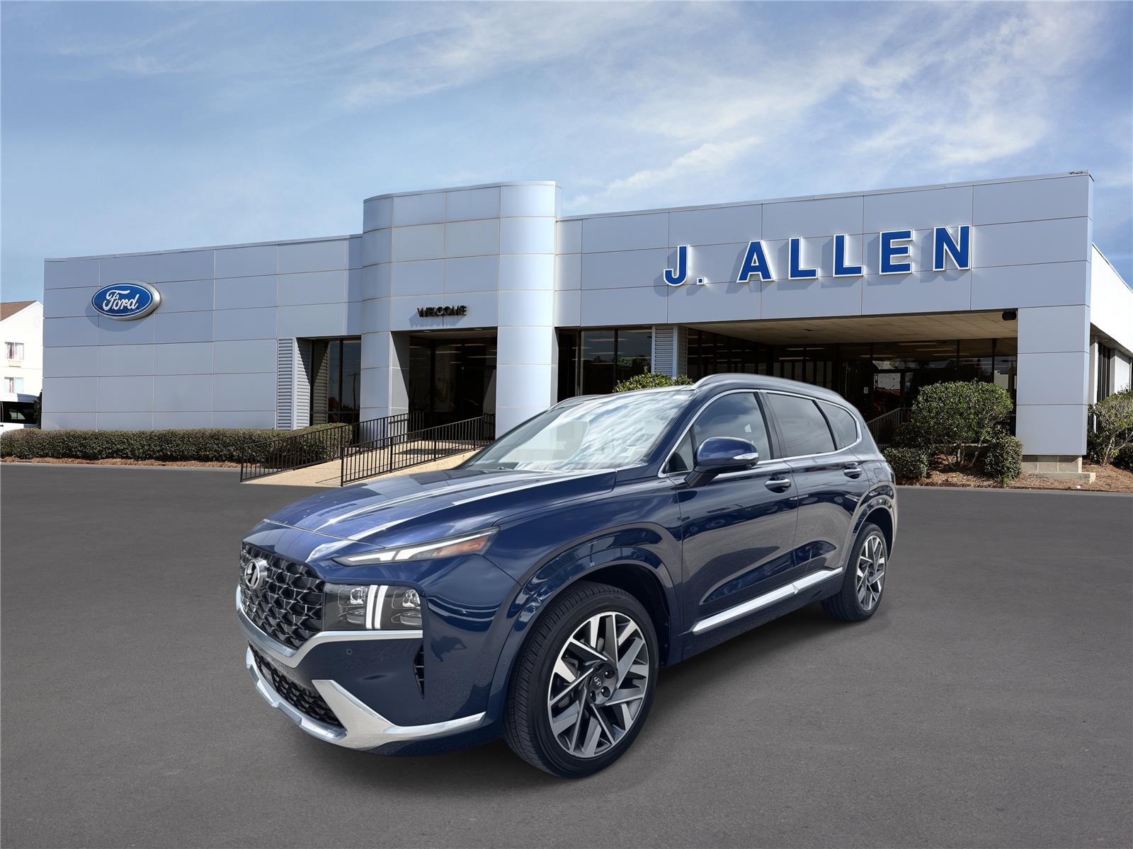 Blue (Stormy Sea) 2022 Hyundai Santa Fe SUV / Crossover Front-Wheel Drive Automatic