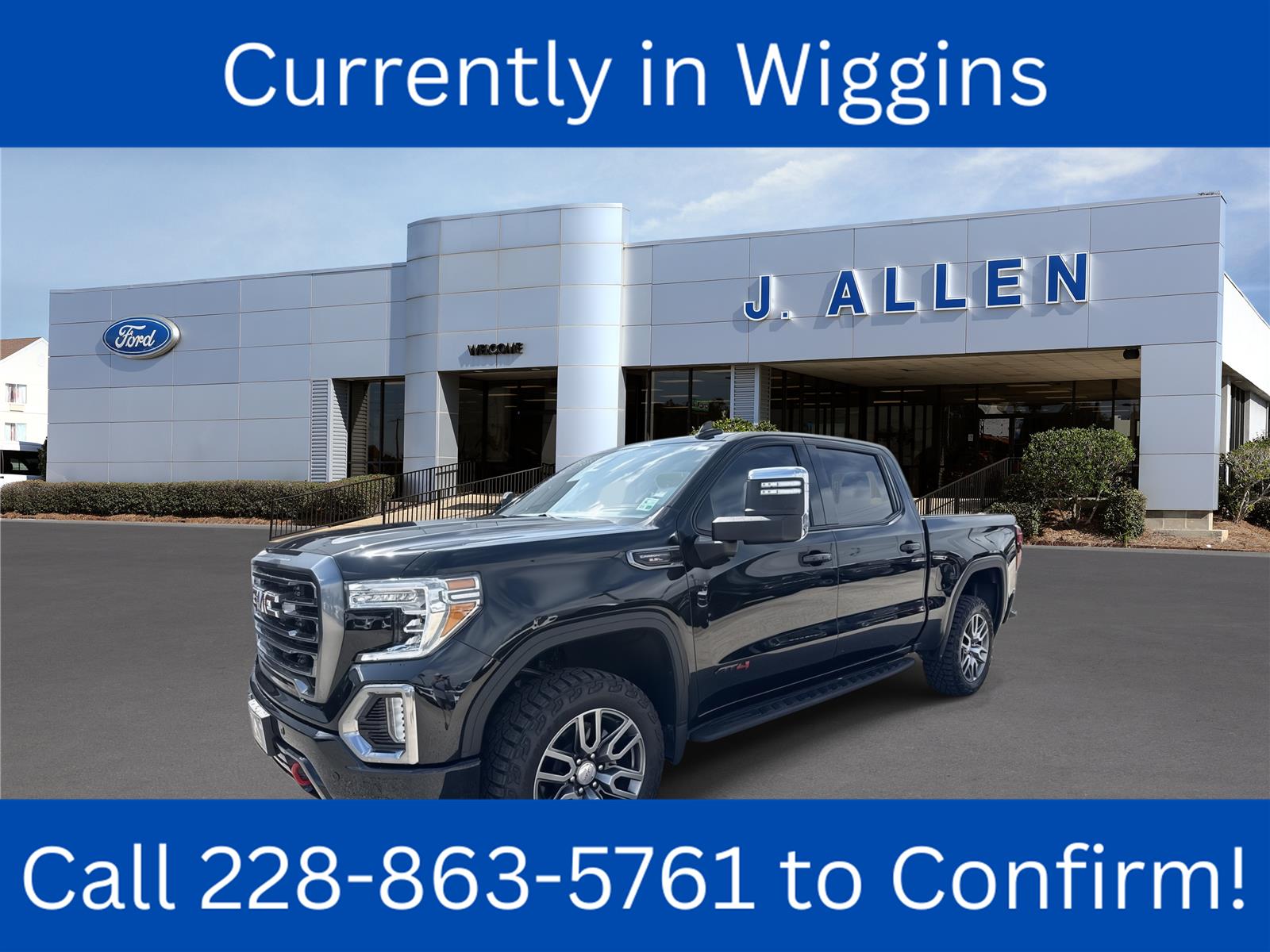 Onyx Black 2021 GMC Sierra 1500 Pickup Truck Four-Wheel Drive Automatic