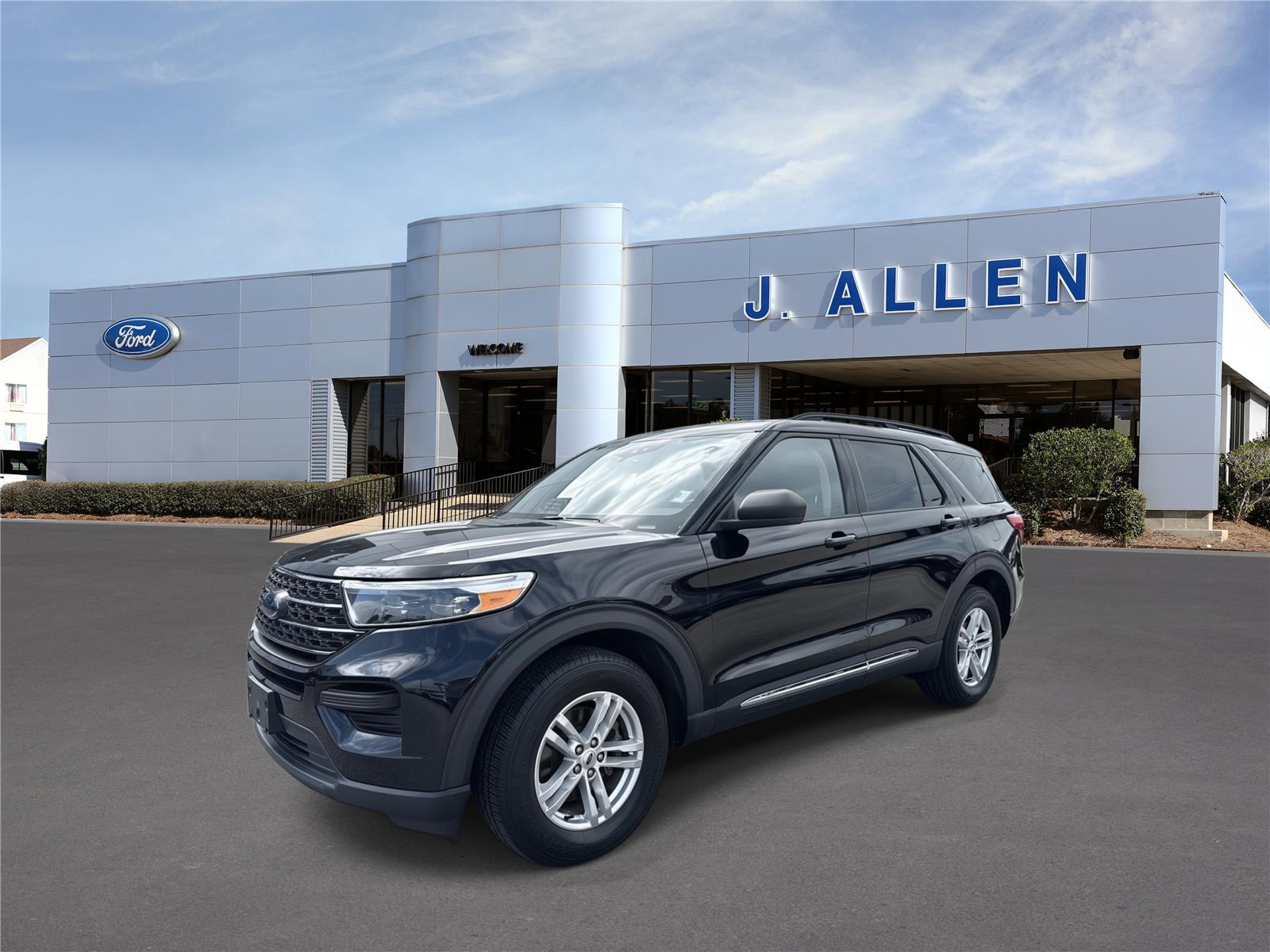 Agate Black 2022 Ford Explorer SUV / Crossover All-Wheel Drive Automatic
