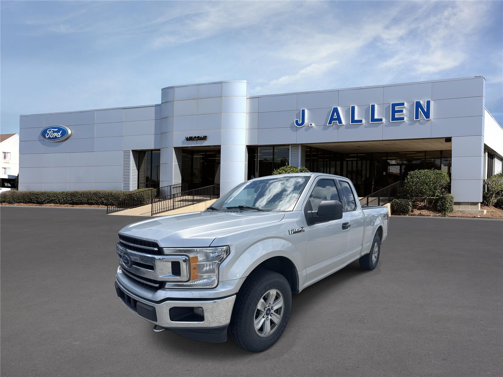 Ingot Silver 2019 Ford F-150 Pickup Truck Four-Wheel Drive Automatic