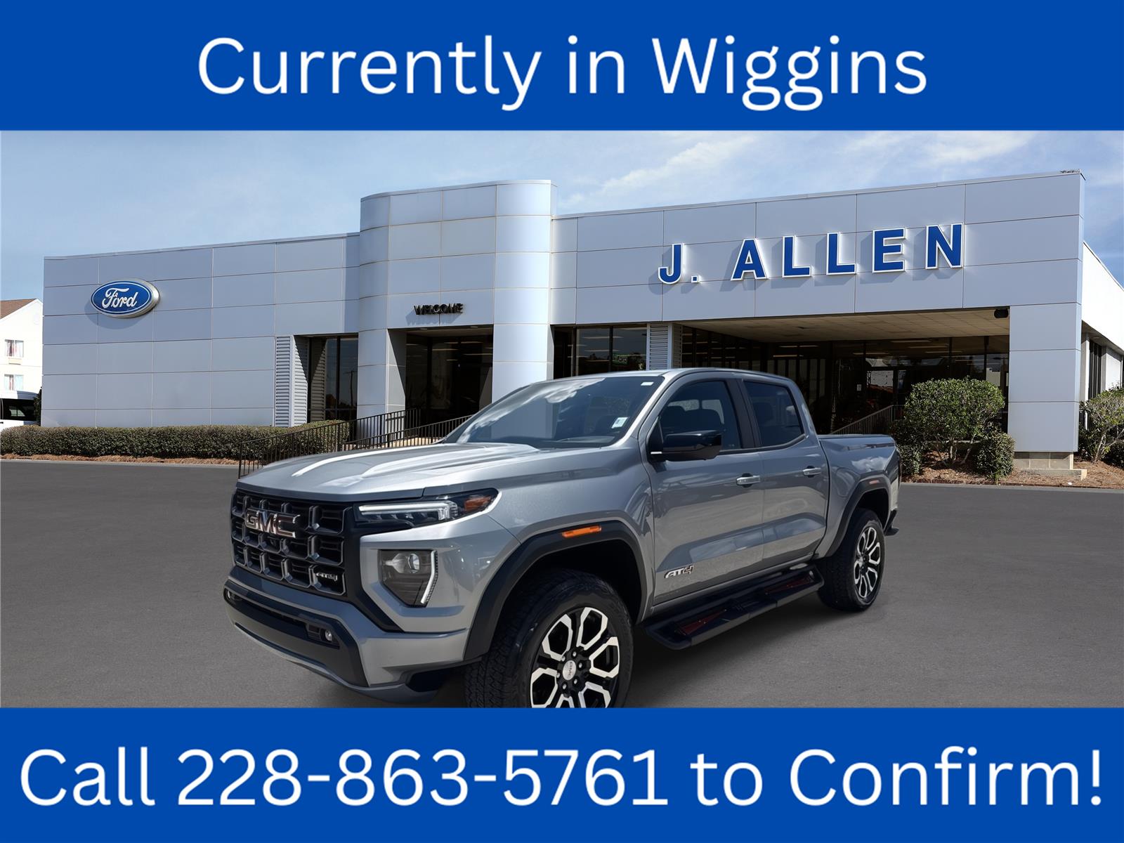Sterling Metallic 2023 GMC Canyon Pickup Truck Four-Wheel Drive 8-Speed Automatic